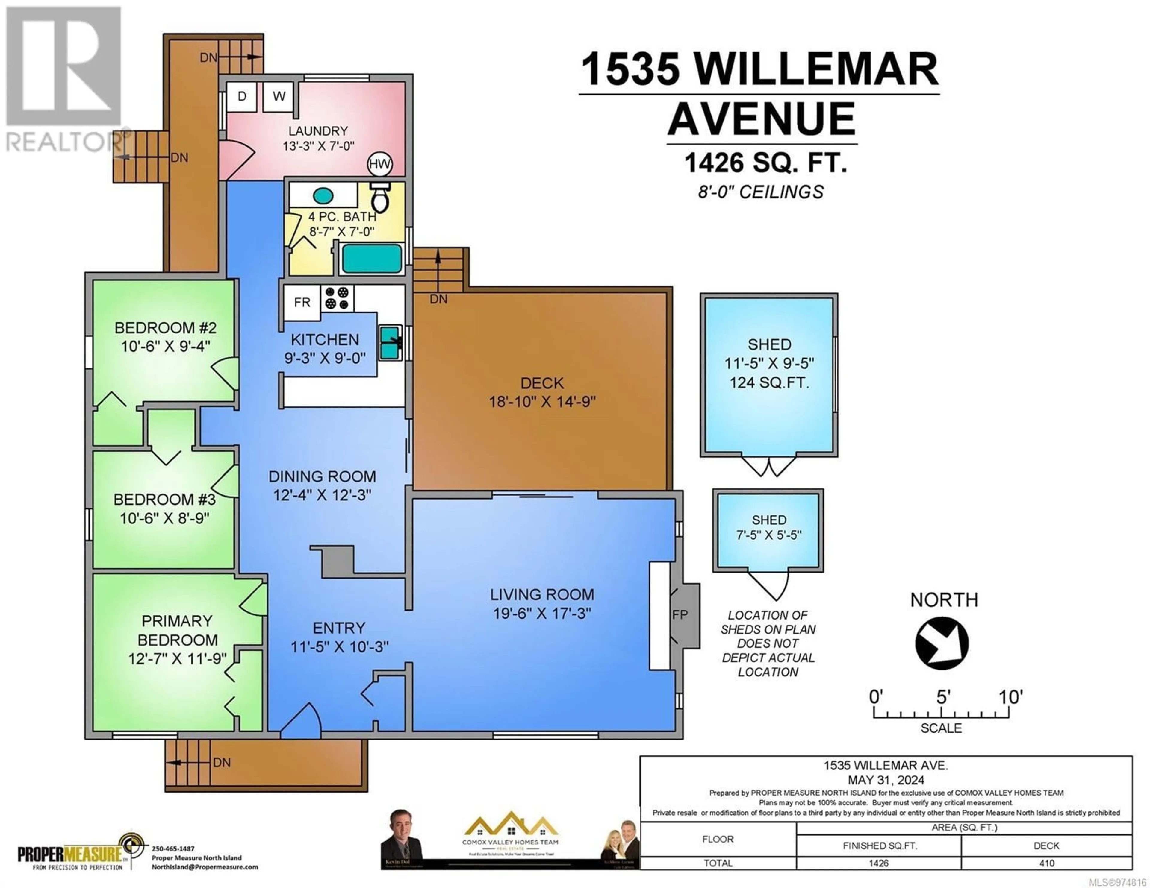 Floor plan for 1535 Willemar Ave, Courtenay British Columbia V9N3M2