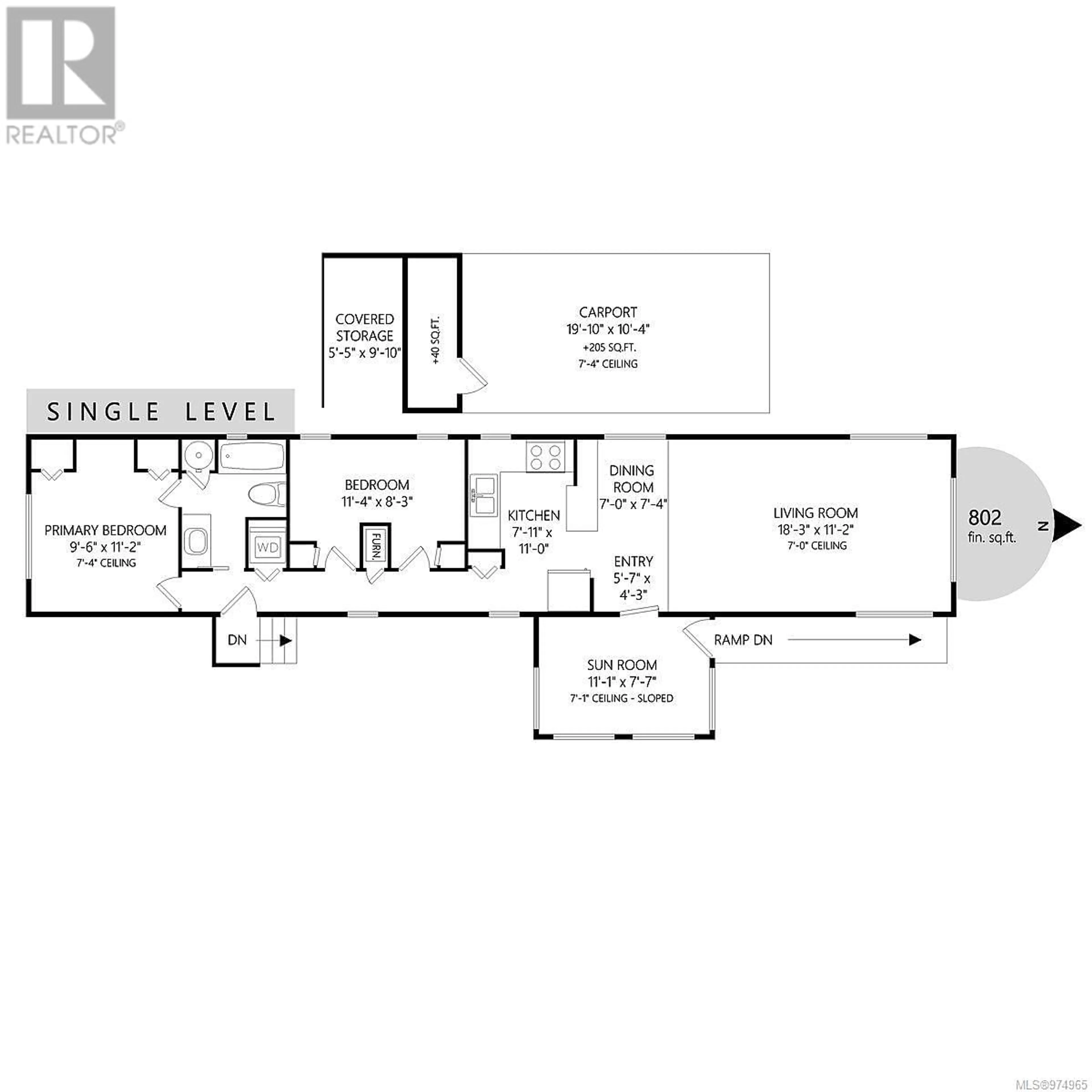 Floor plan for 17 10980 Westdowne Rd, Ladysmith British Columbia V9G1X2