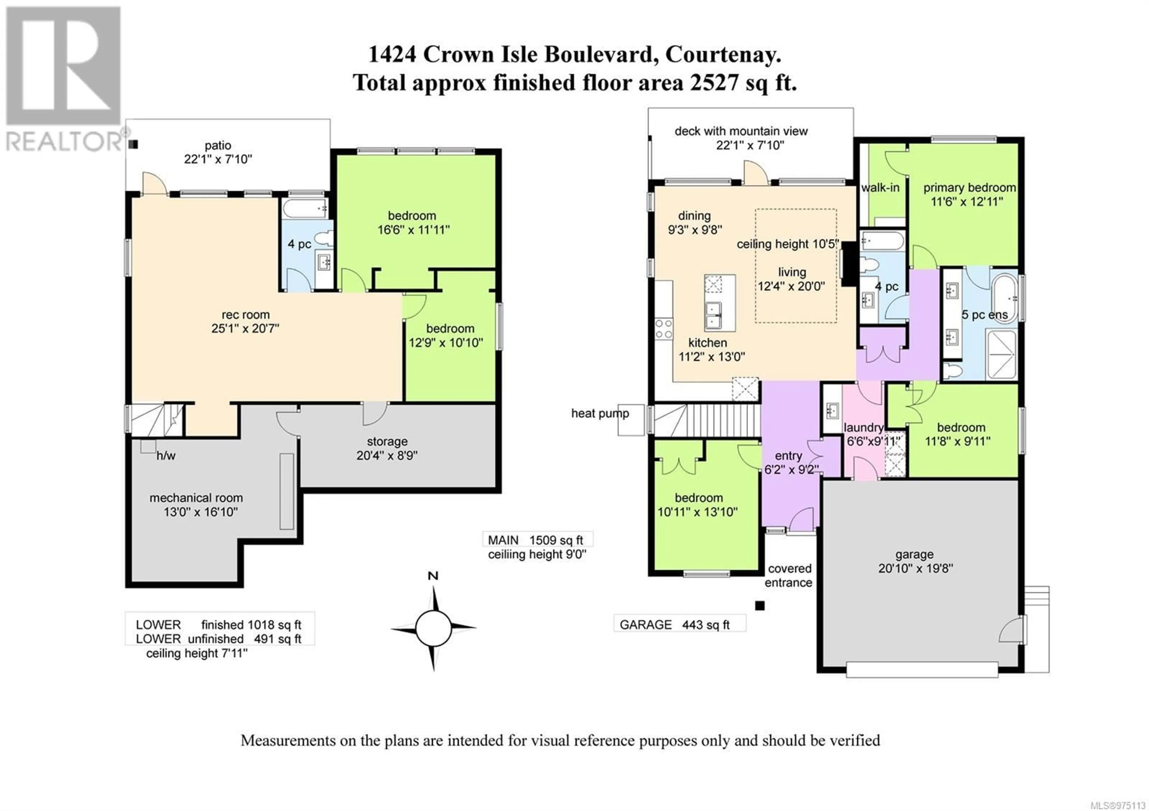 Floor plan for 1424 Crown Isle Blvd, Courtenay British Columbia V9N4B2