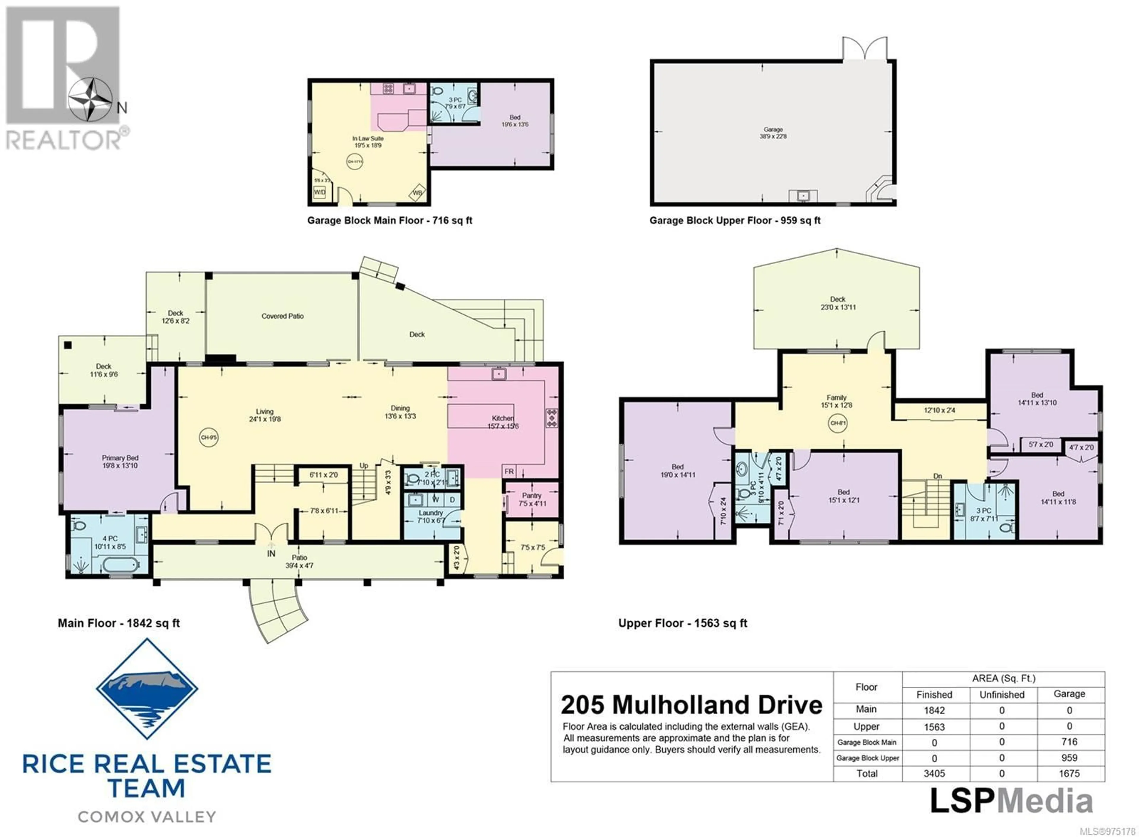 Floor plan for 205 MULHOLLAND DRIVE, Comox British Columbia V9M3W5