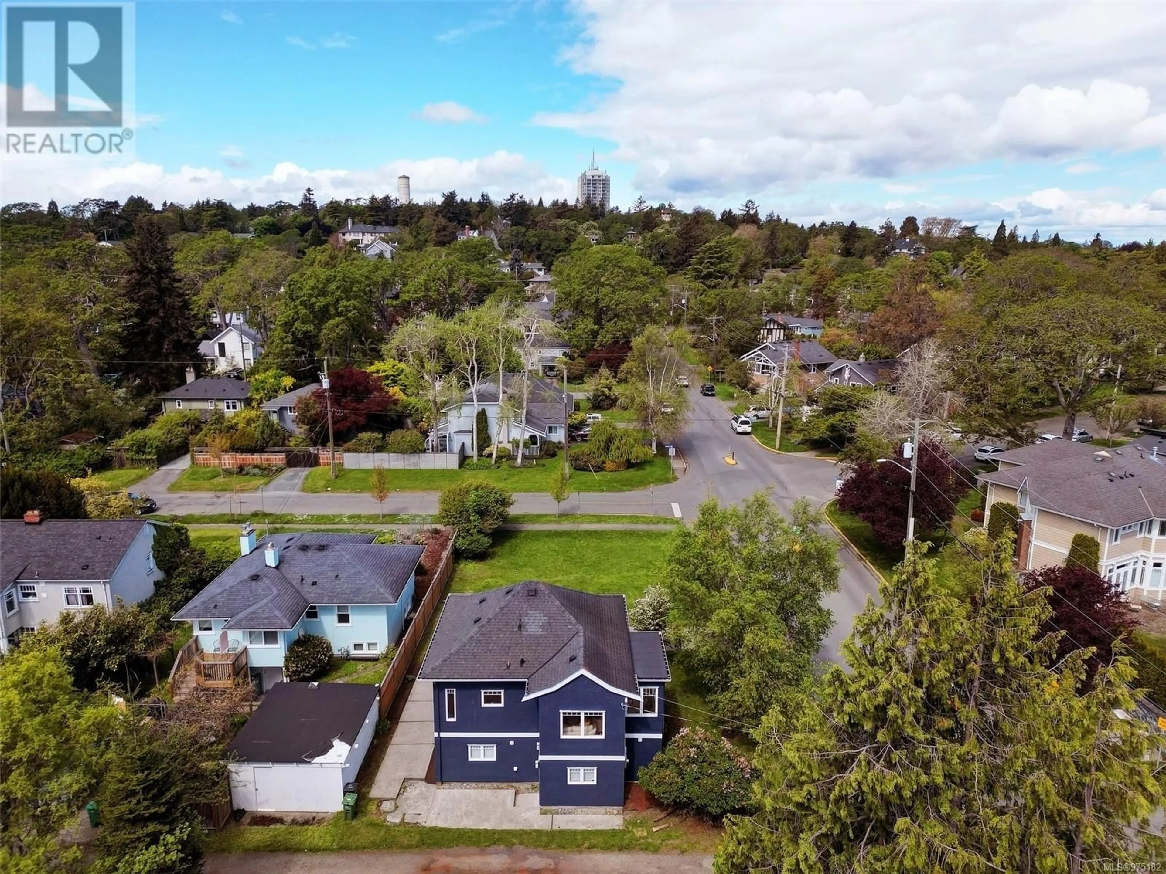 Frontside or backside of a home, the street view for 1865 Quamichan St, Victoria British Columbia V8S2B7