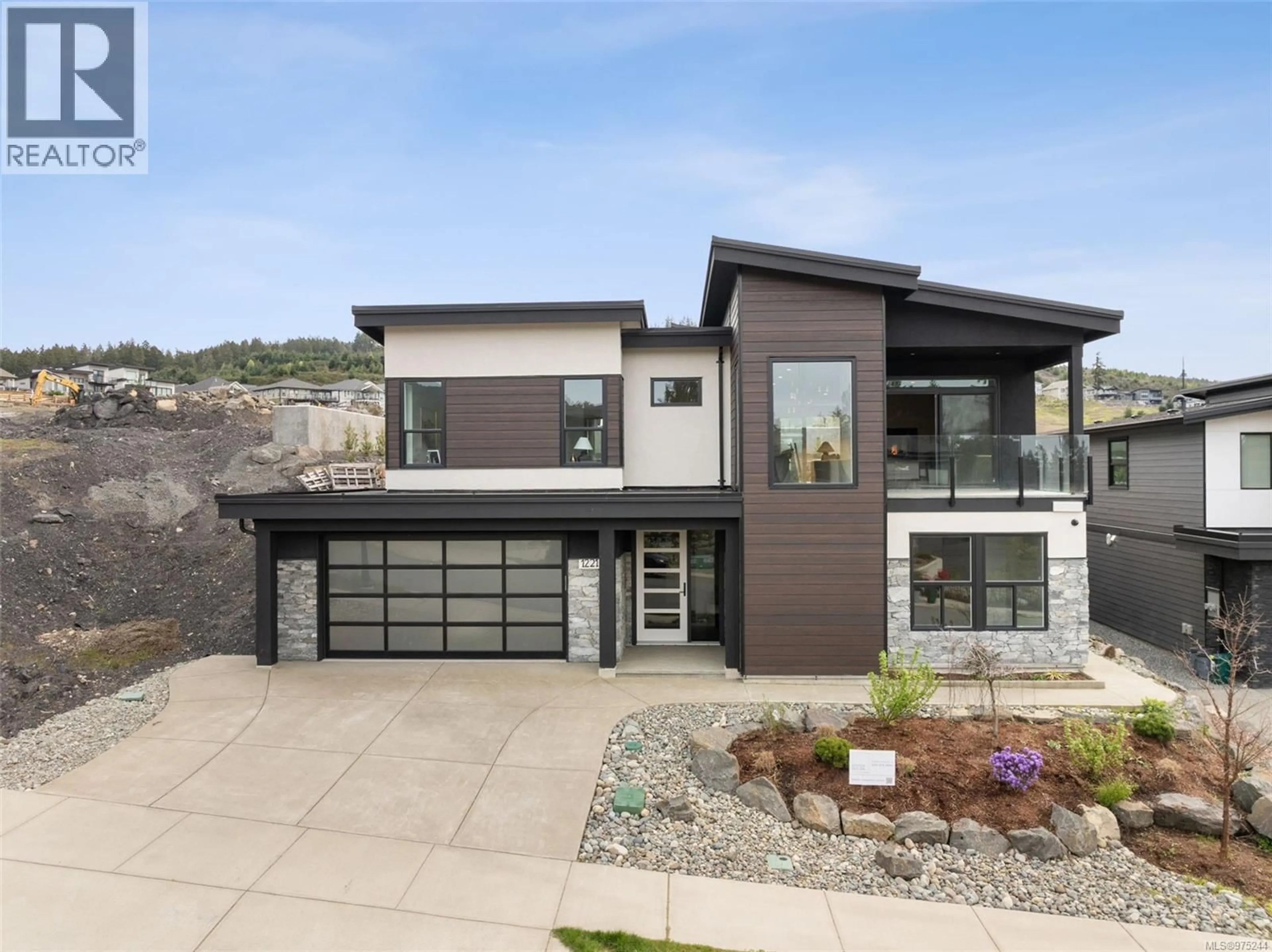 Home with brick exterior material, street for 1221 VIEWTOP ROAD, Duncan British Columbia V9L0H7