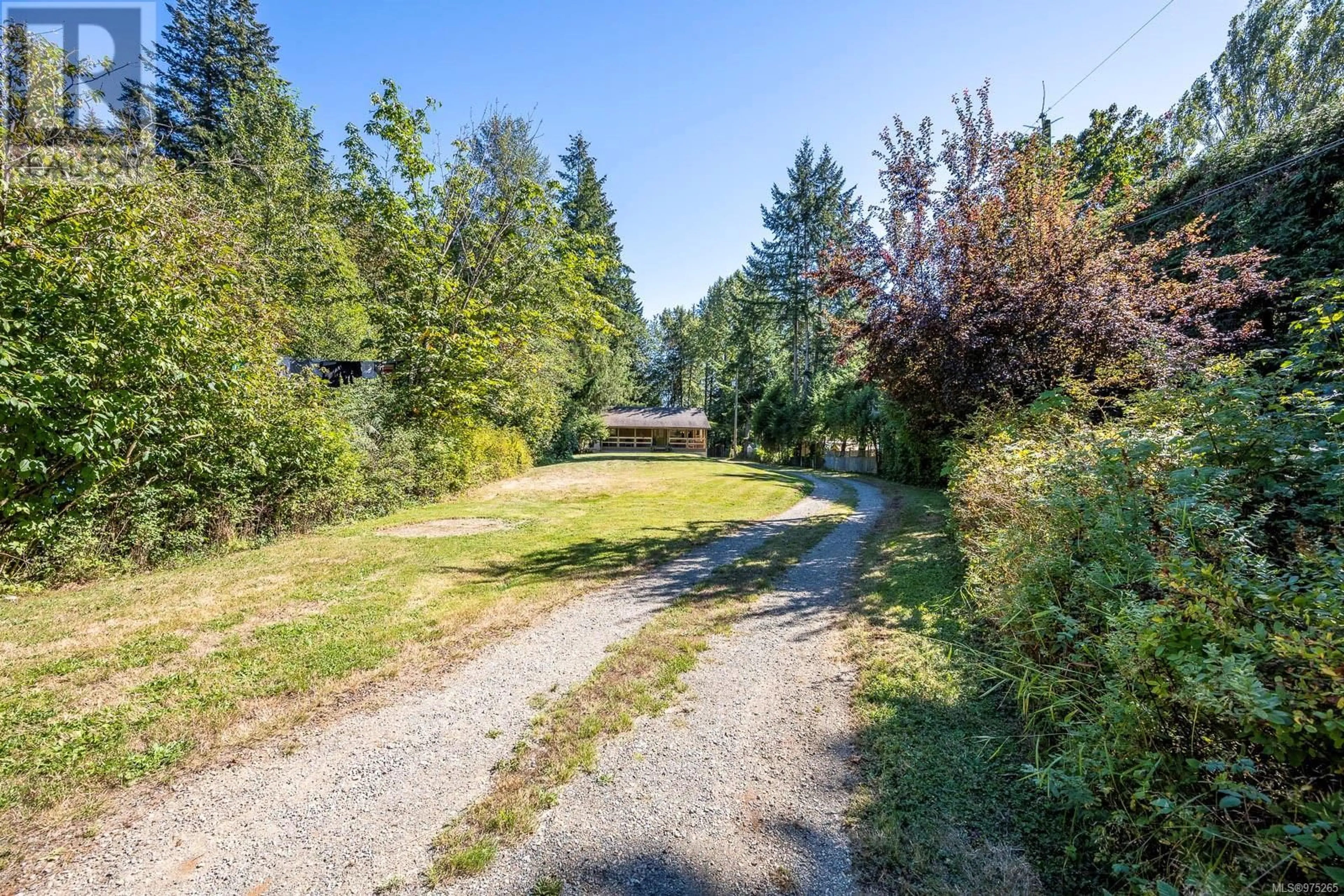 Patio, the fenced backyard for 3465 CESSFORD Rd, Courtenay British Columbia V9J1R4