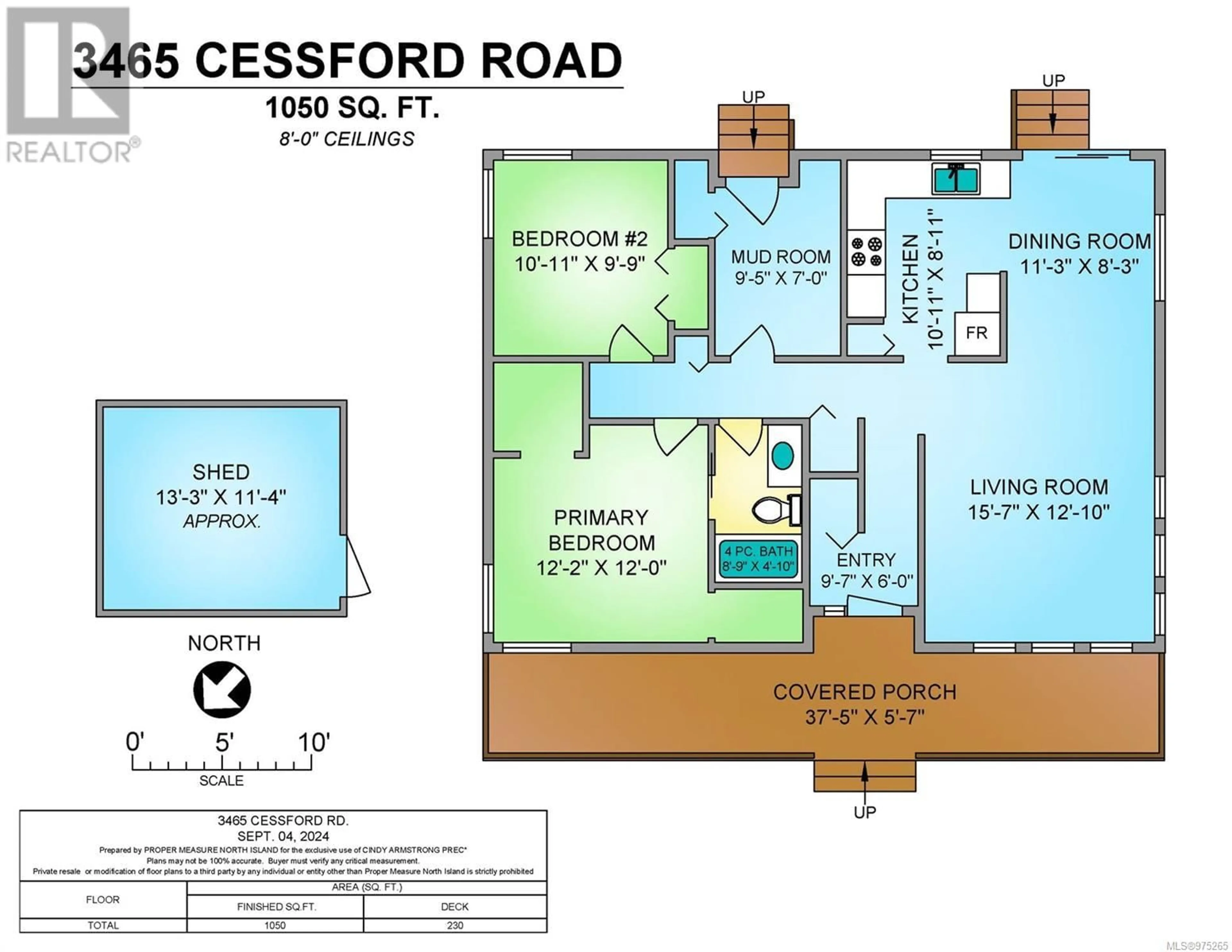 Floor plan for 3465 CESSFORD Rd, Courtenay British Columbia V9J1R4