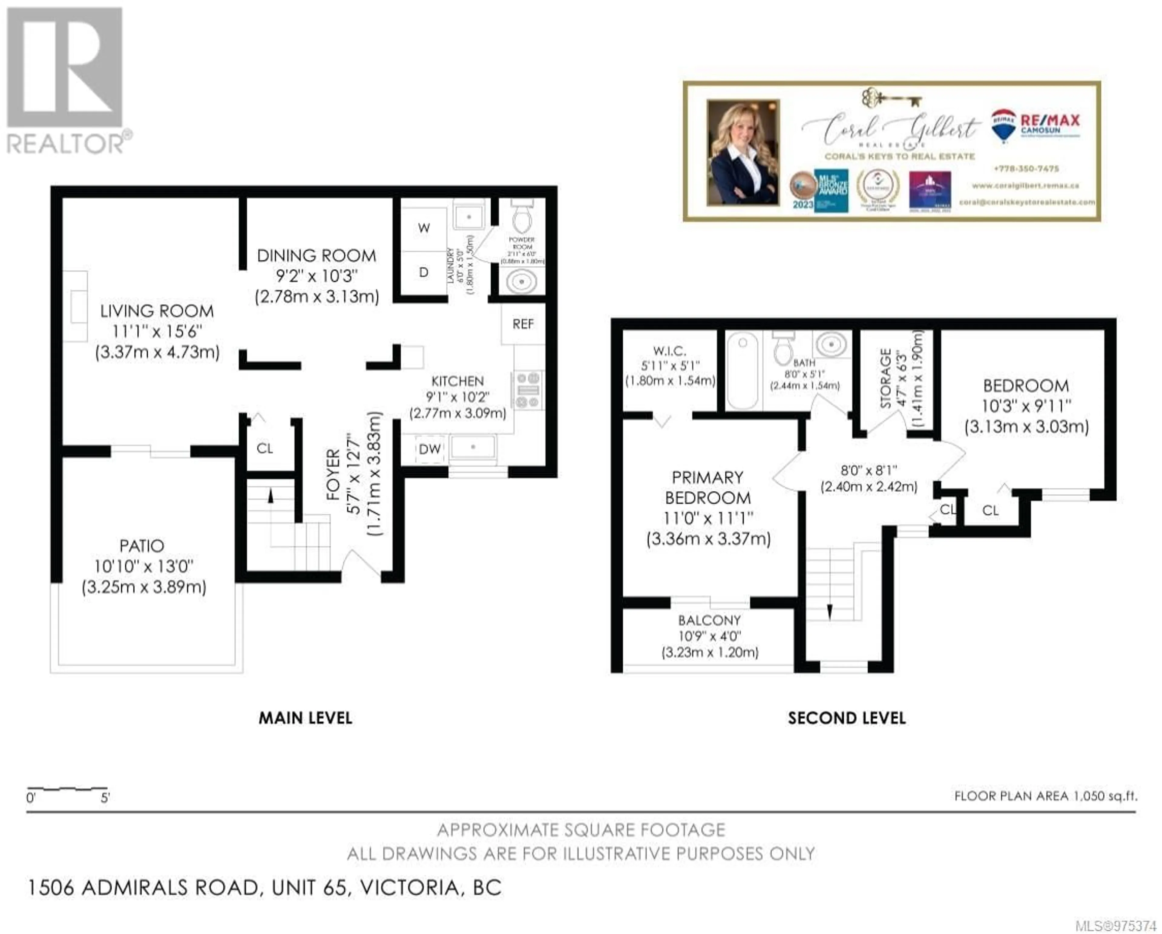 Floor plan for 65 1506 Admirals Rd, View Royal British Columbia V9A7B1