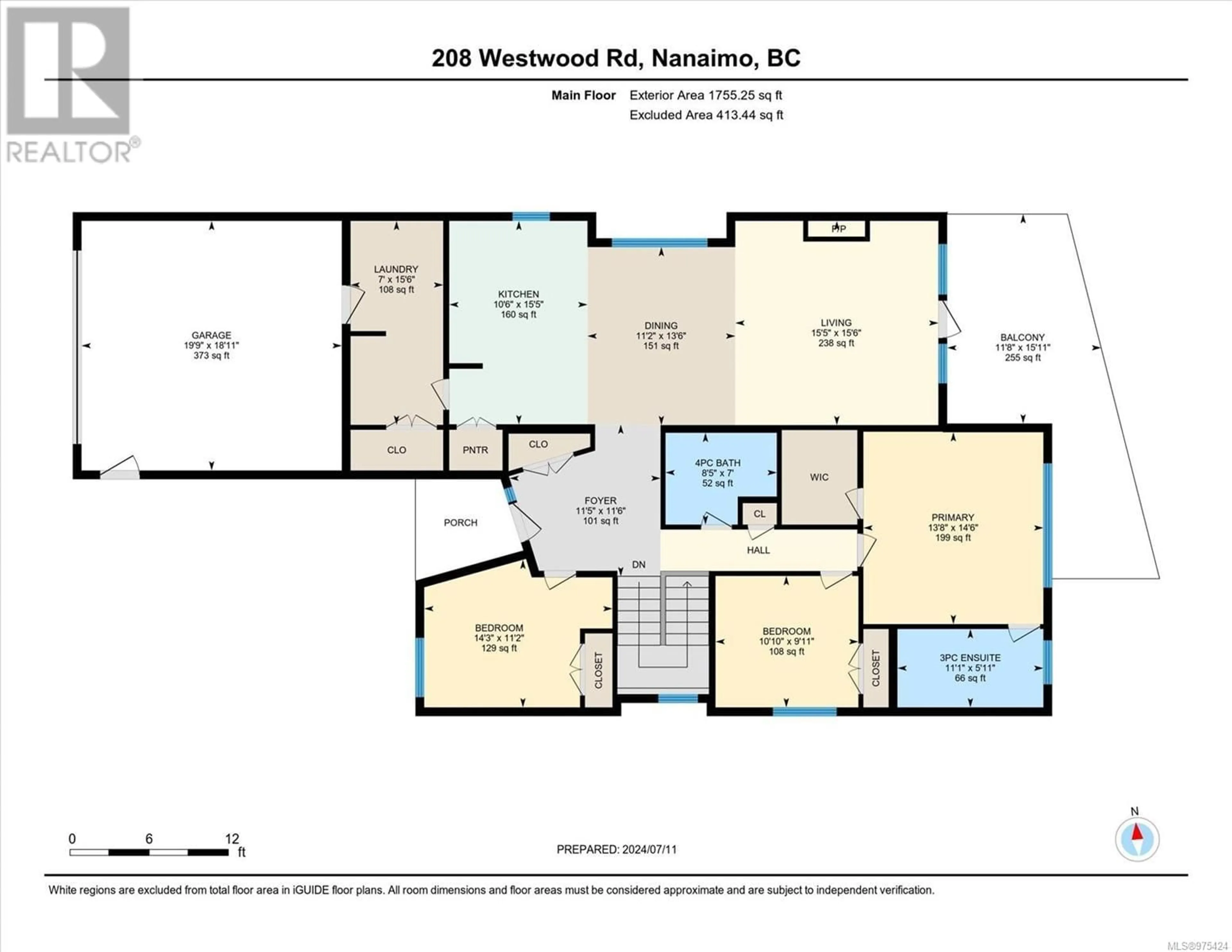 Floor plan for 208 Westwood Rd, Nanaimo British Columbia V9R6S3