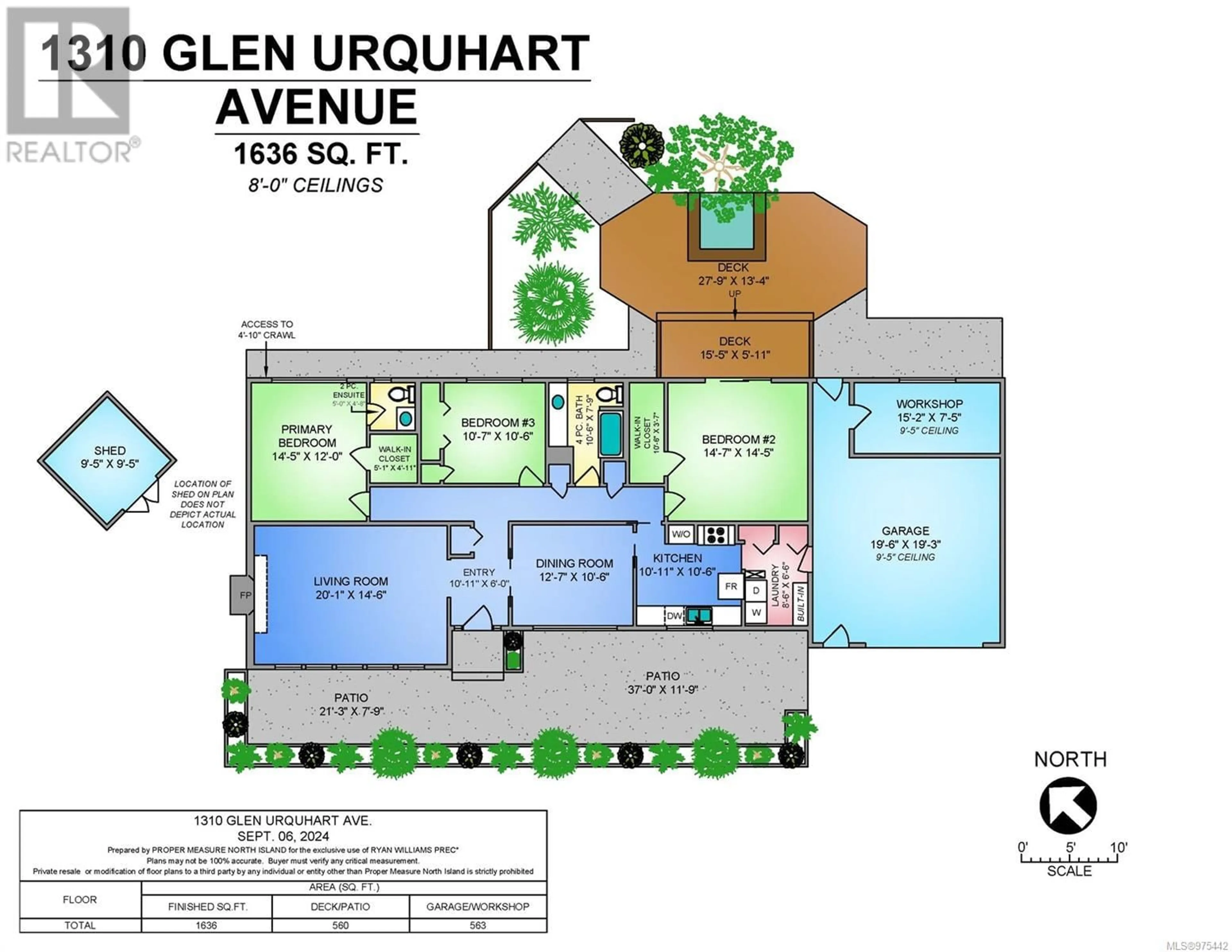 Floor plan for 1310 Glen Urquhart Ave, Courtenay British Columbia V9N3Y2