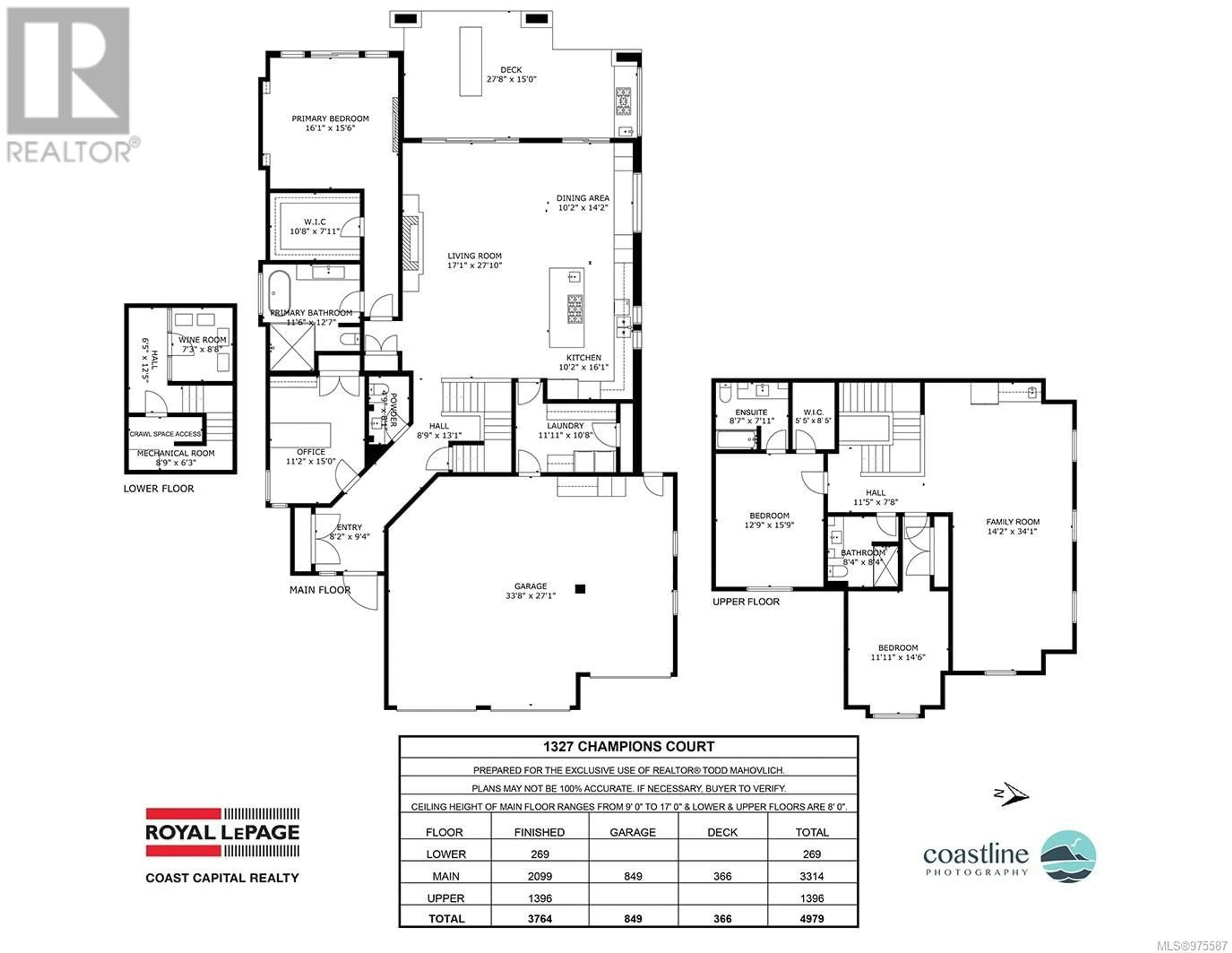 Floor plan for 1327 Champions Crt, Langford British Columbia V9B0R9