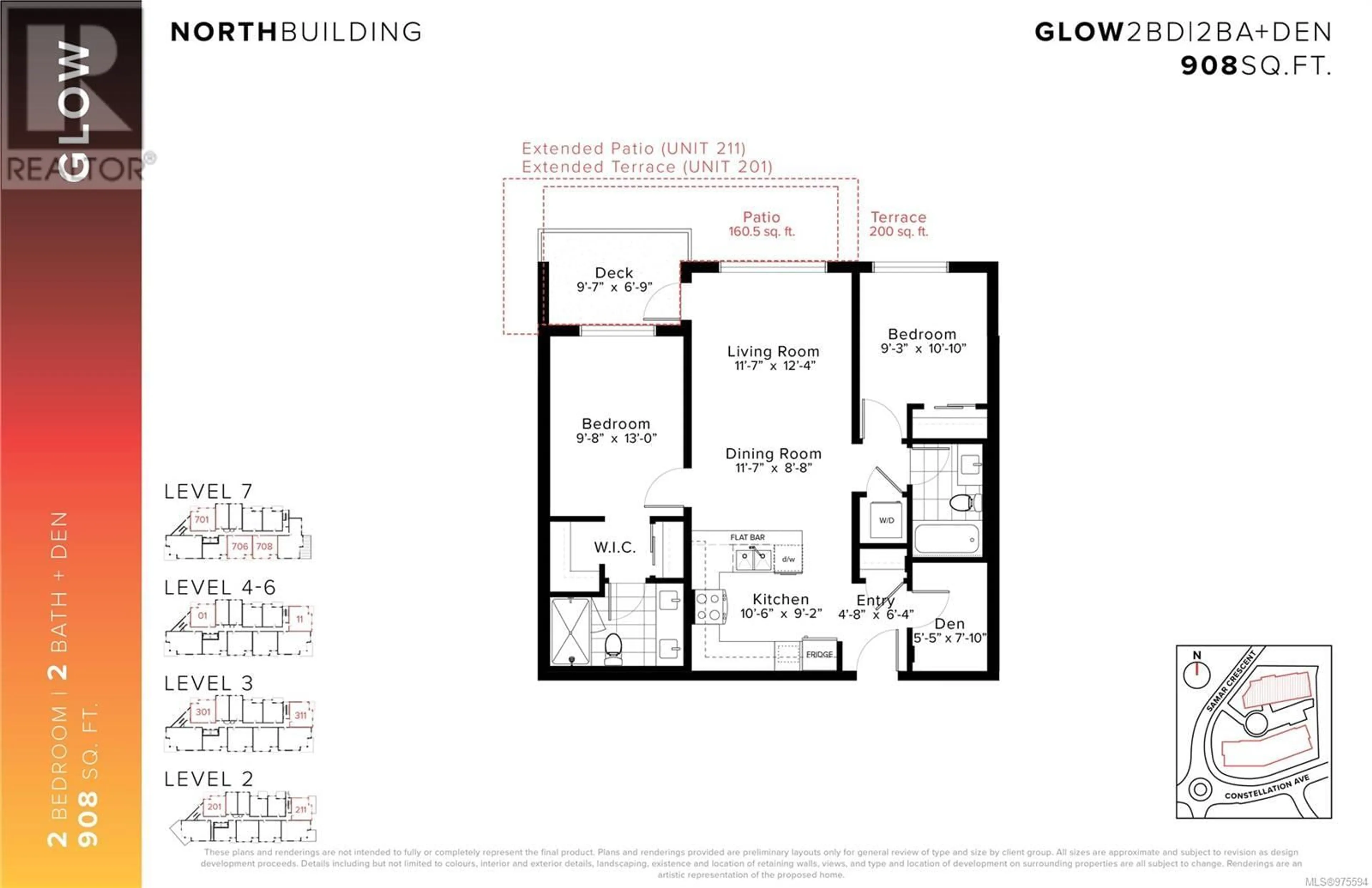 Floor plan for 601 1114 Samar Cres, Langford British Columbia V9B7C5