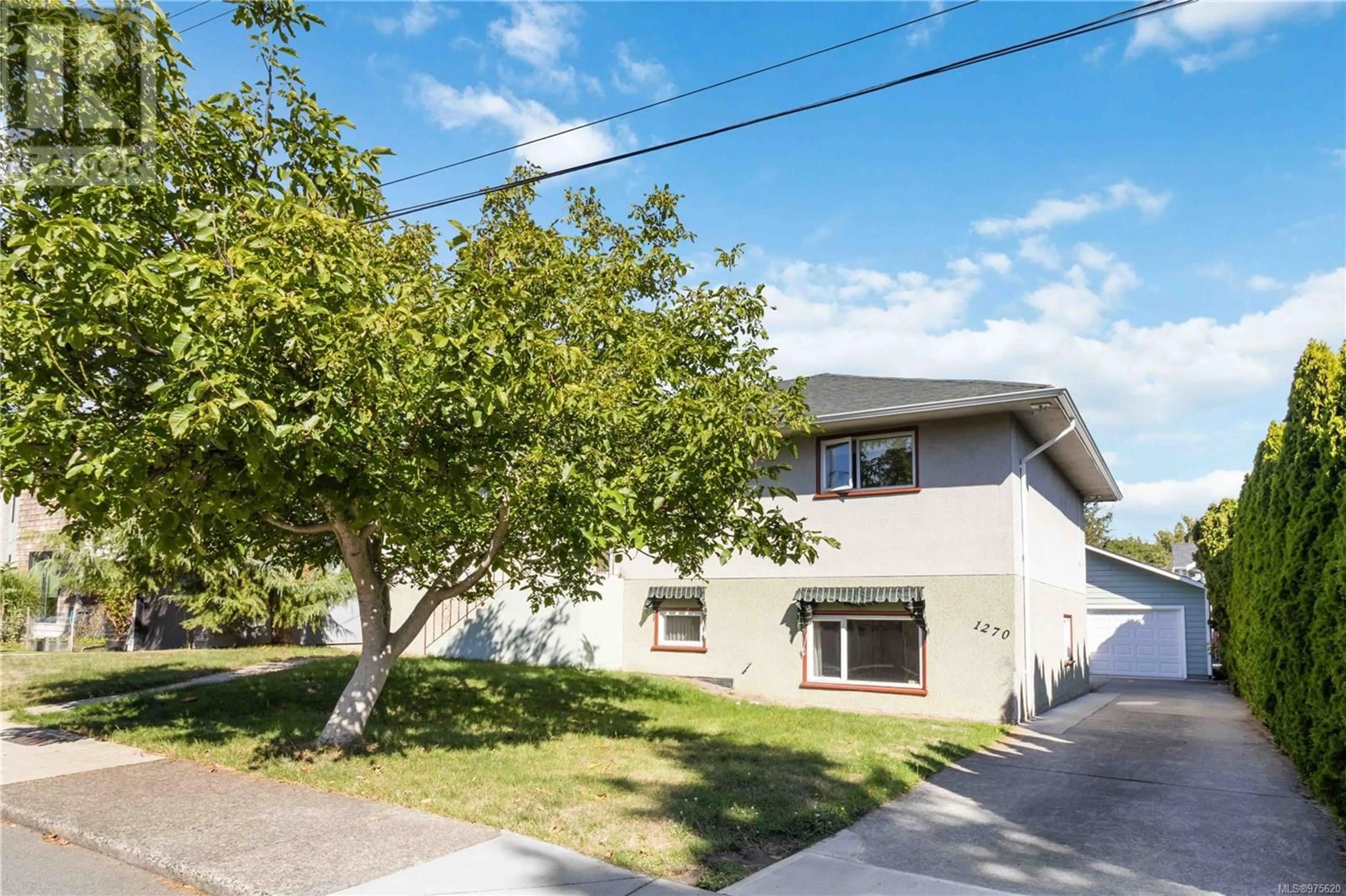 A pic from exterior of the house or condo, the street view for 1268 Carnsew St, Victoria British Columbia V8V3C4