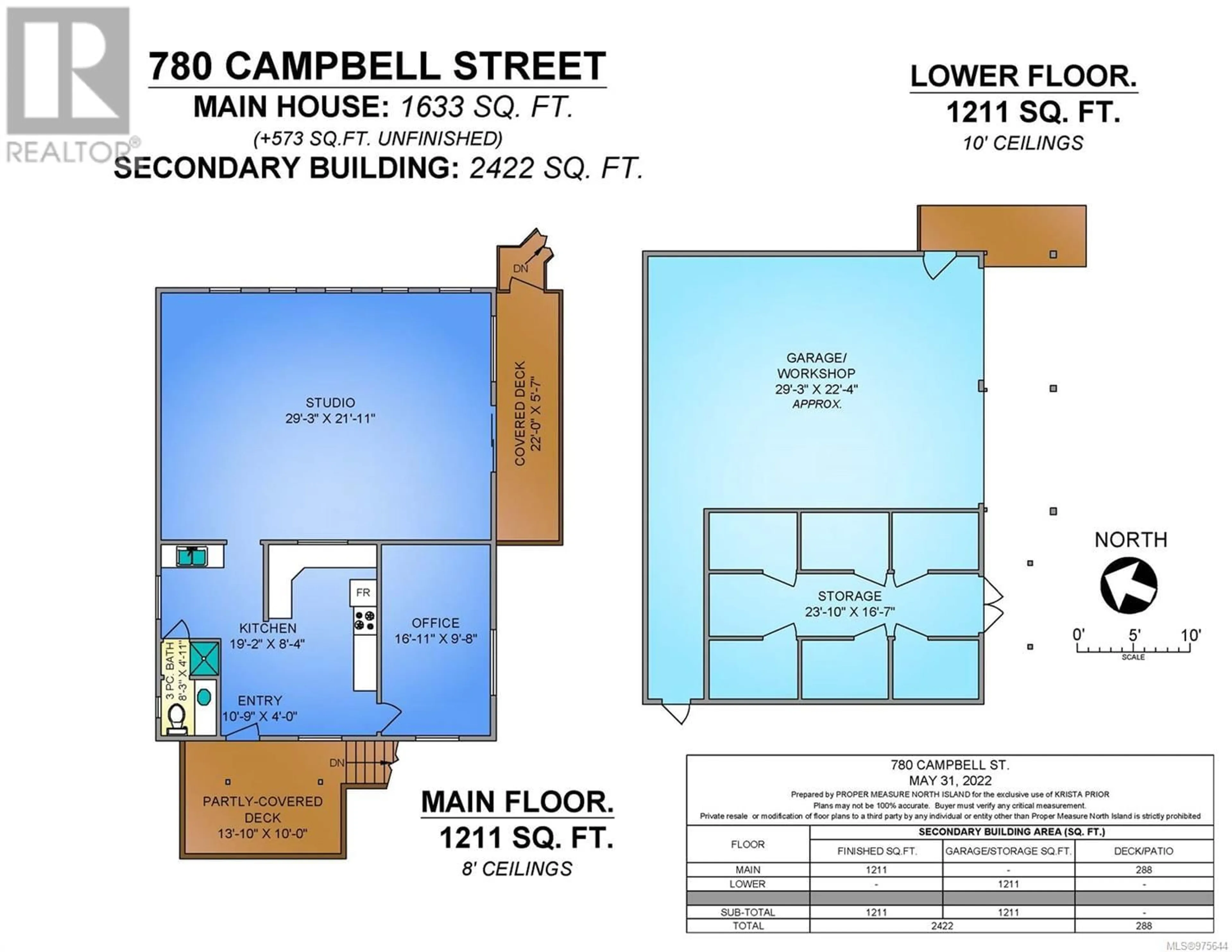 Floor plan for 780 Campbell St, Tofino British Columbia V0R2Z0