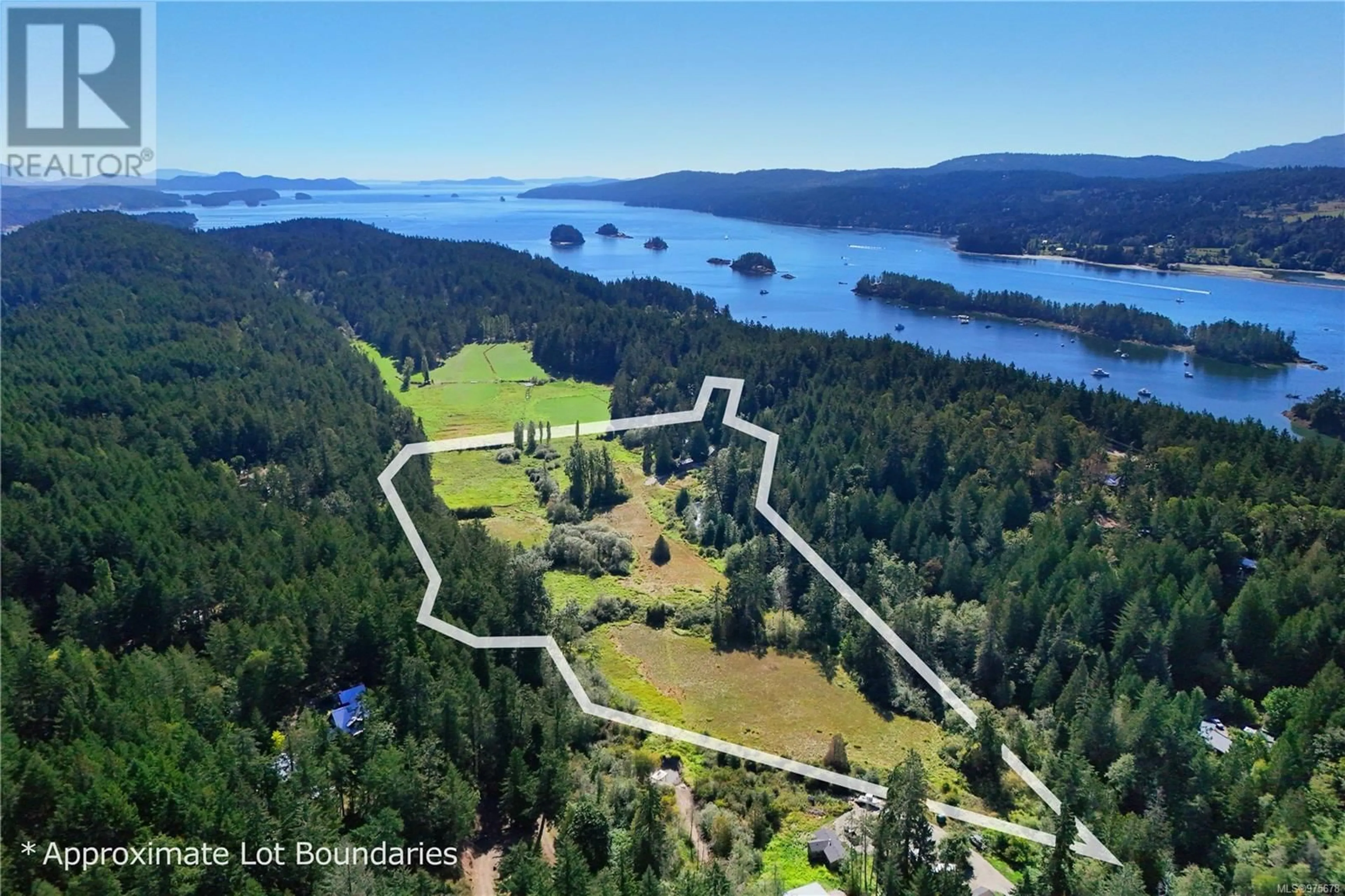 A pic from outside/outdoor area/front of a property/back of a property/a pic from drone, water/lake/river/ocean view for 121 PEREGRINE WAY, Salt Spring British Columbia V8K2M1