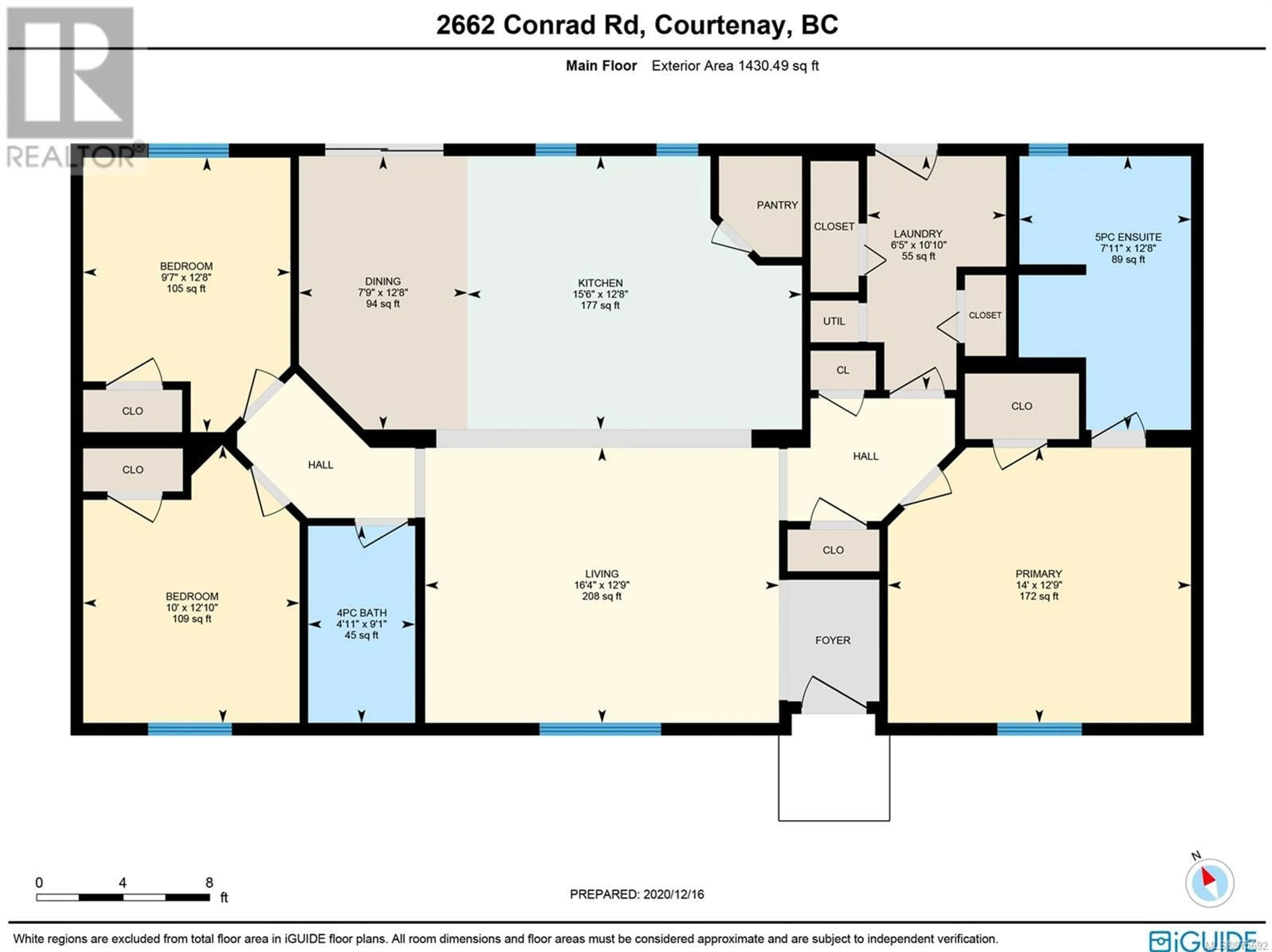 Floor plan for 2662 Conrad Rd, Courtenay British Columbia V9N9N8