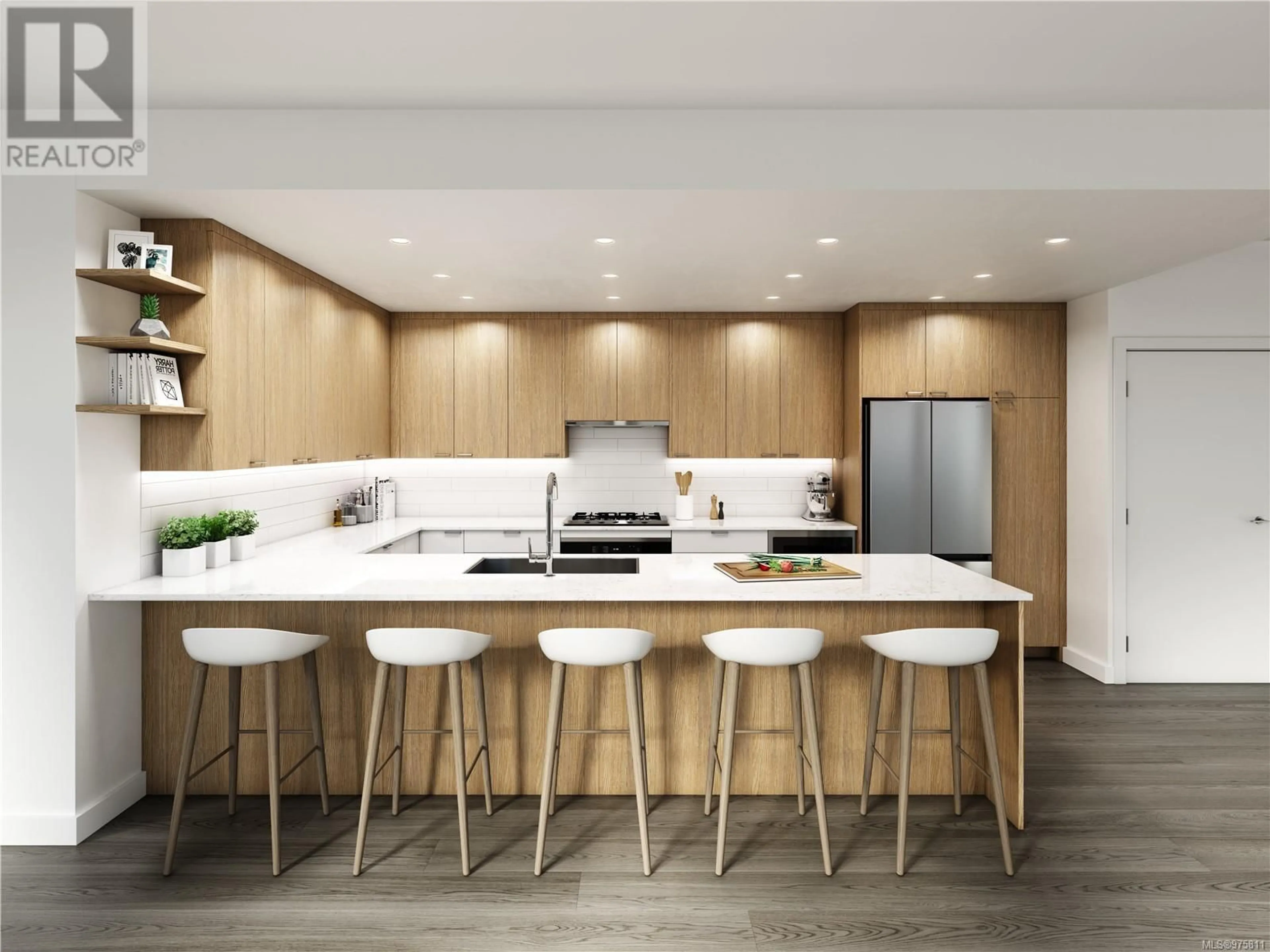 Contemporary kitchen for 206 258 Helmcken Rd, View Royal British Columbia X0X0X0