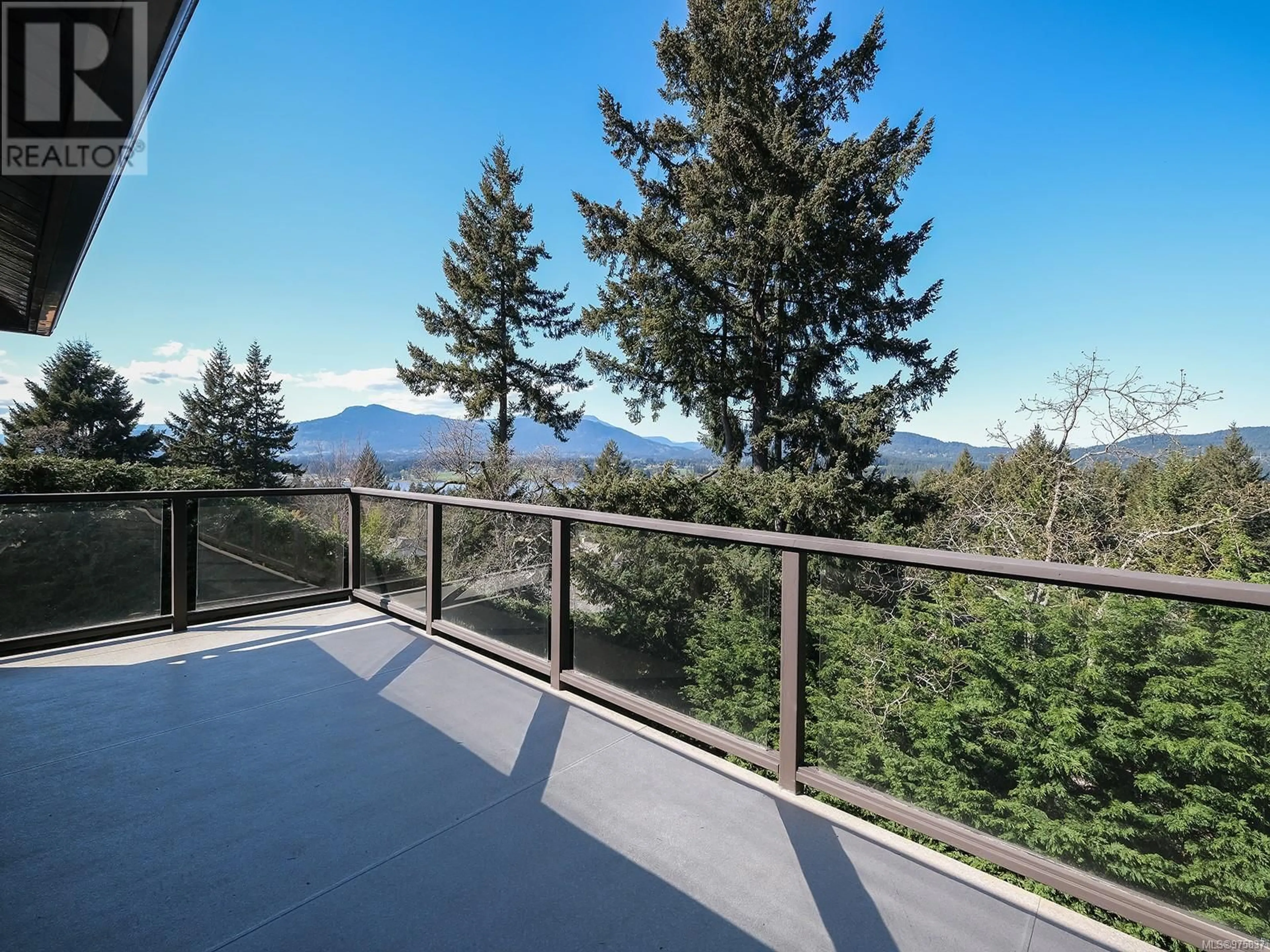 Patio, the view of mountain for 1467 Belcarra Rd, Duncan British Columbia V9L5P2