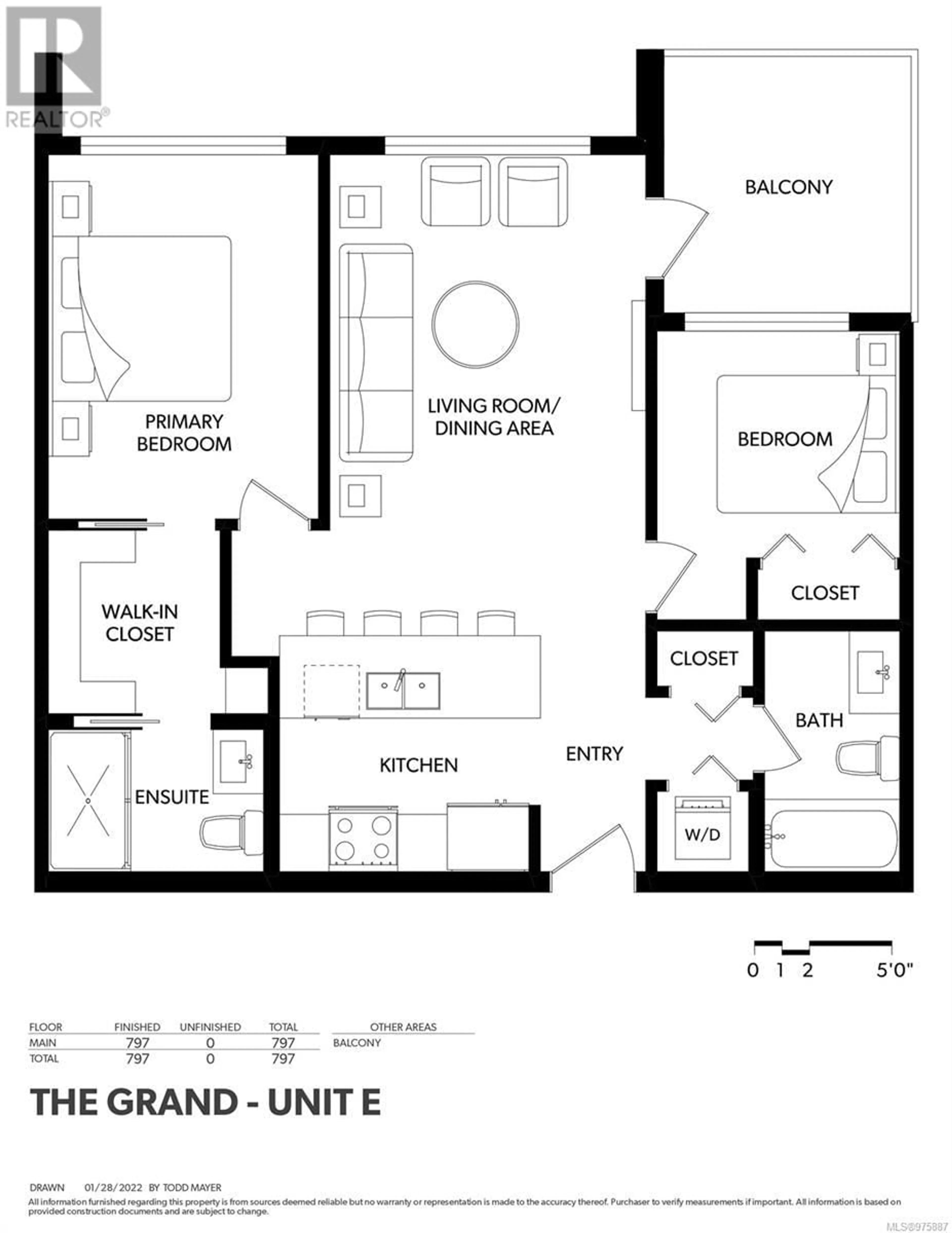 Floor plan for 411 654 Granderson Rd, Langford British Columbia V9B7B9