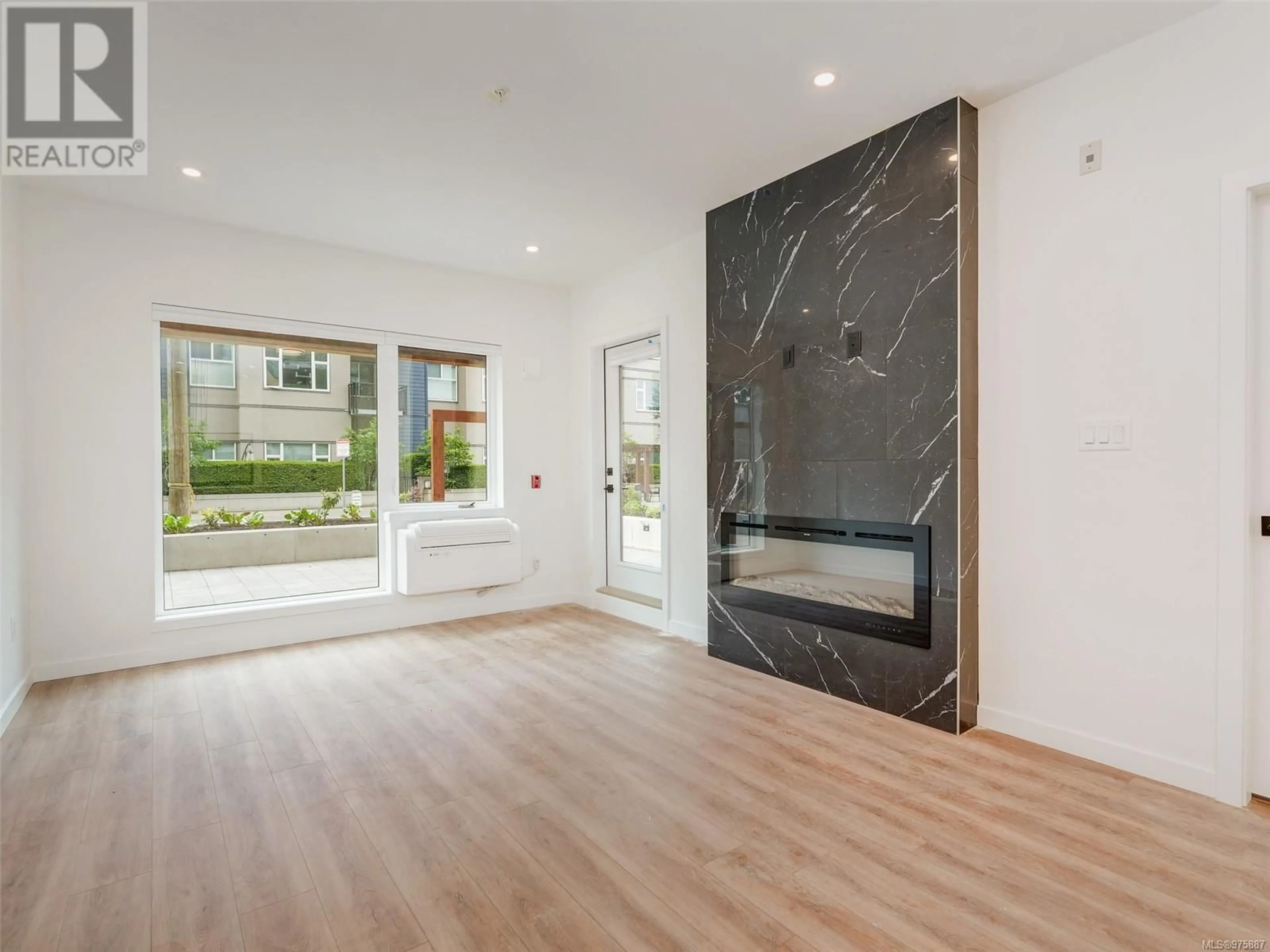 Indoor foyer, wood floors for 411 654 Granderson Rd, Langford British Columbia V9B7B9