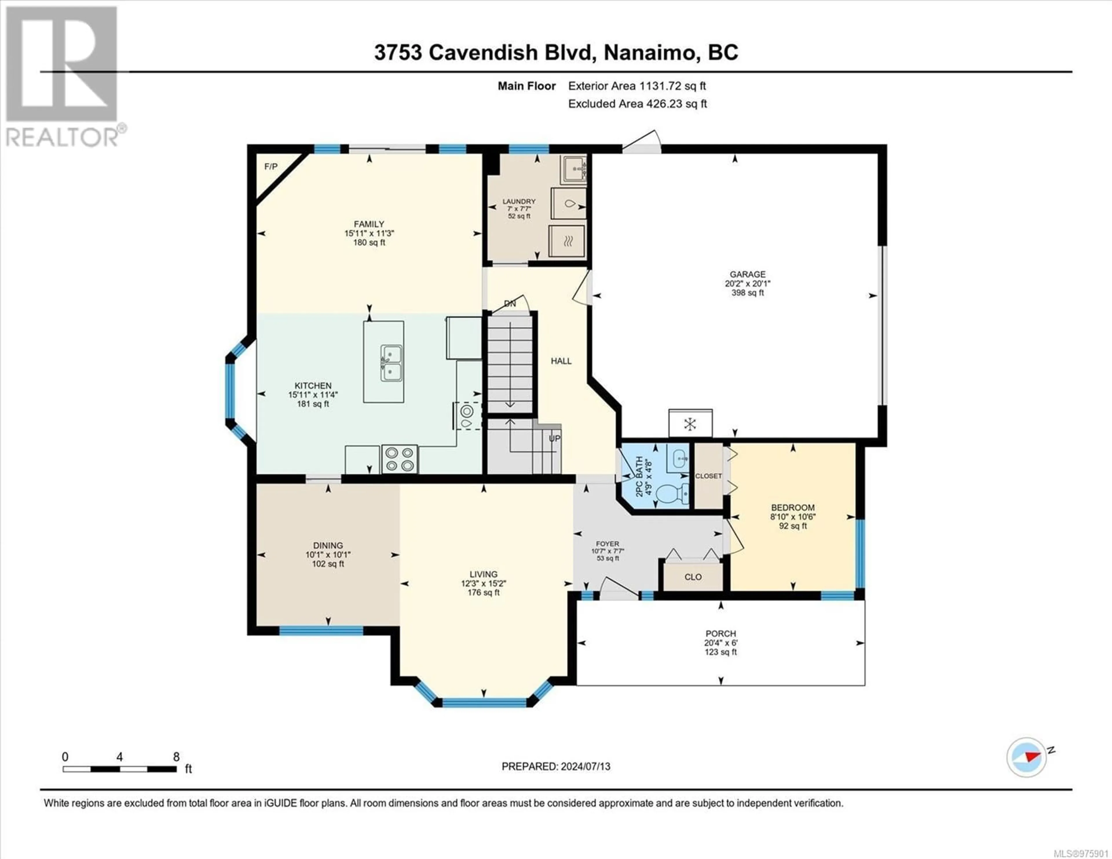 Floor plan for 3753 Cavendish Blvd, Nanaimo British Columbia V9T6P7