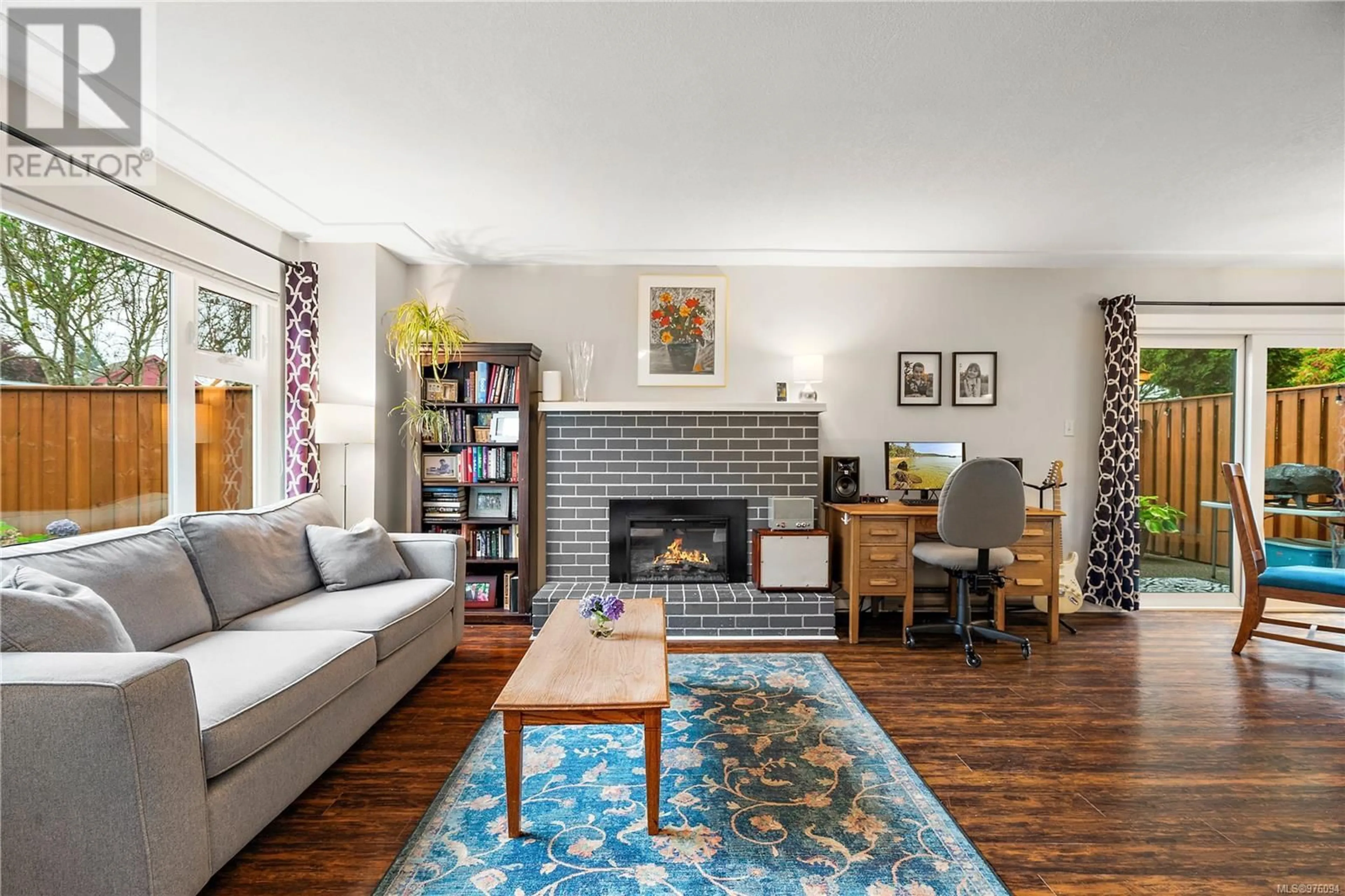 Living room, wood floors for 3022 Cedar Hill Rd, Victoria British Columbia V8T3J3