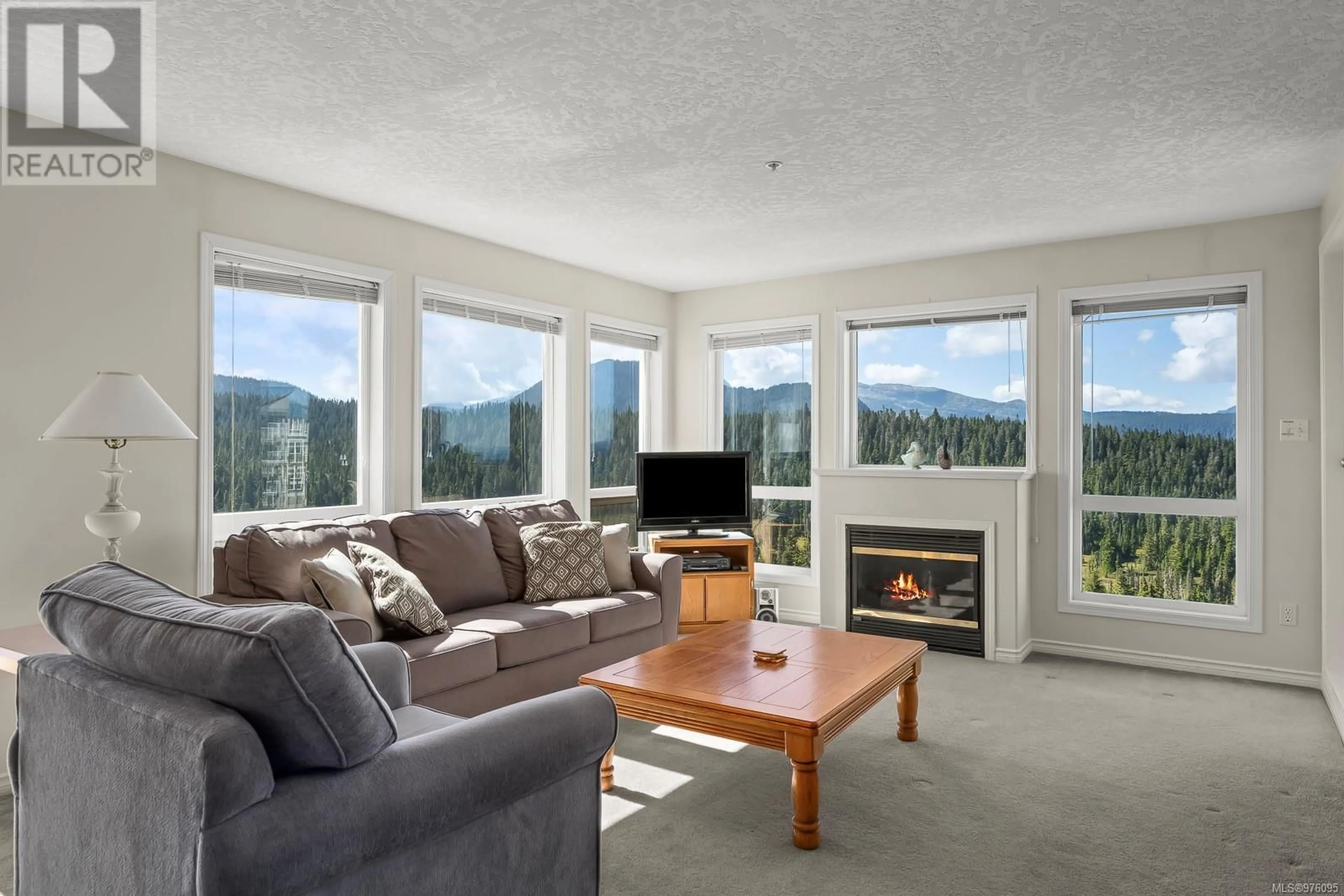 Living room, carpet floors for 309 1201 Henry Rd, Courtenay British Columbia V9J1L0