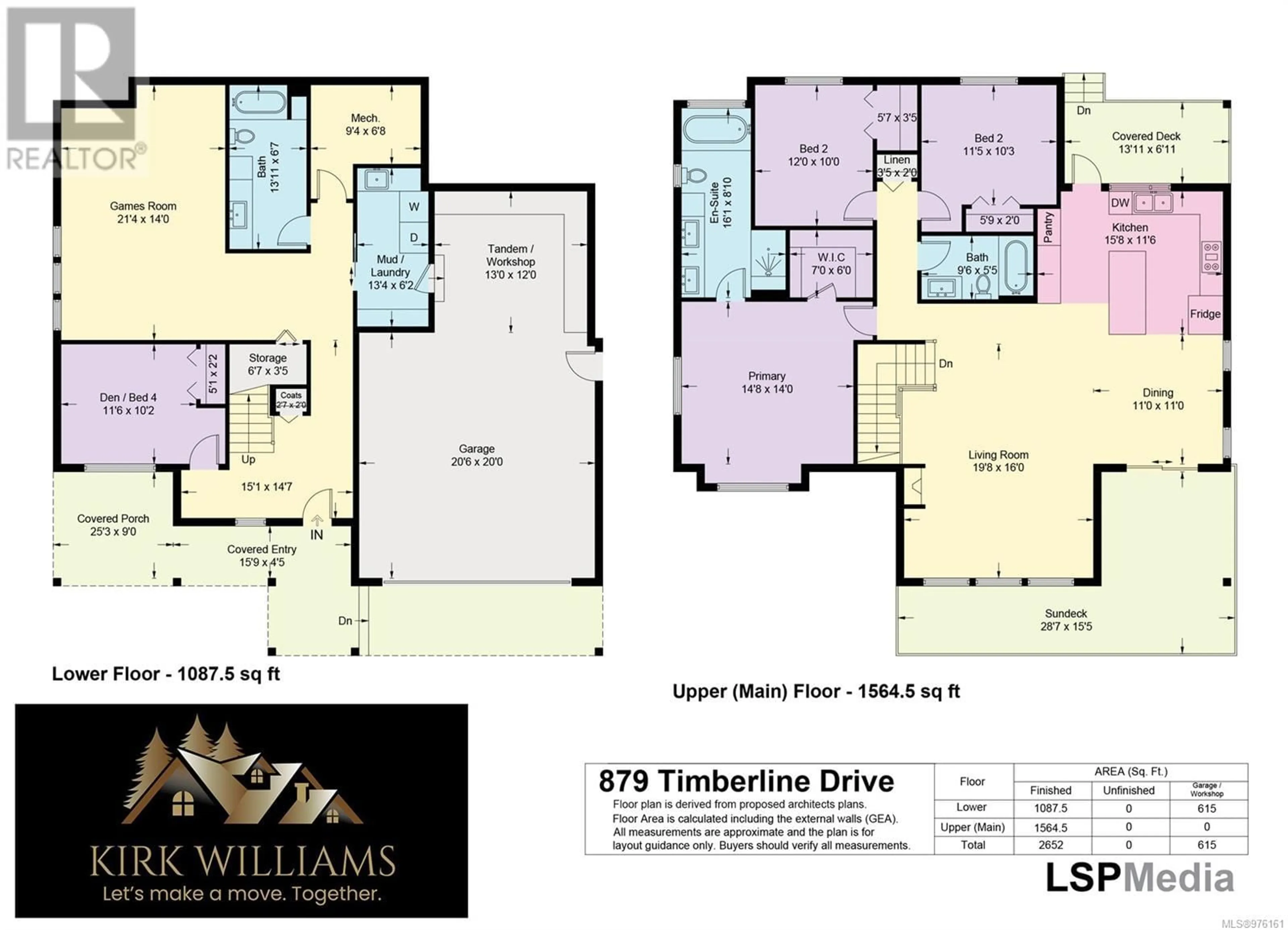 Floor plan for 879 Timberline Dr, Campbell River British Columbia V9H0A8