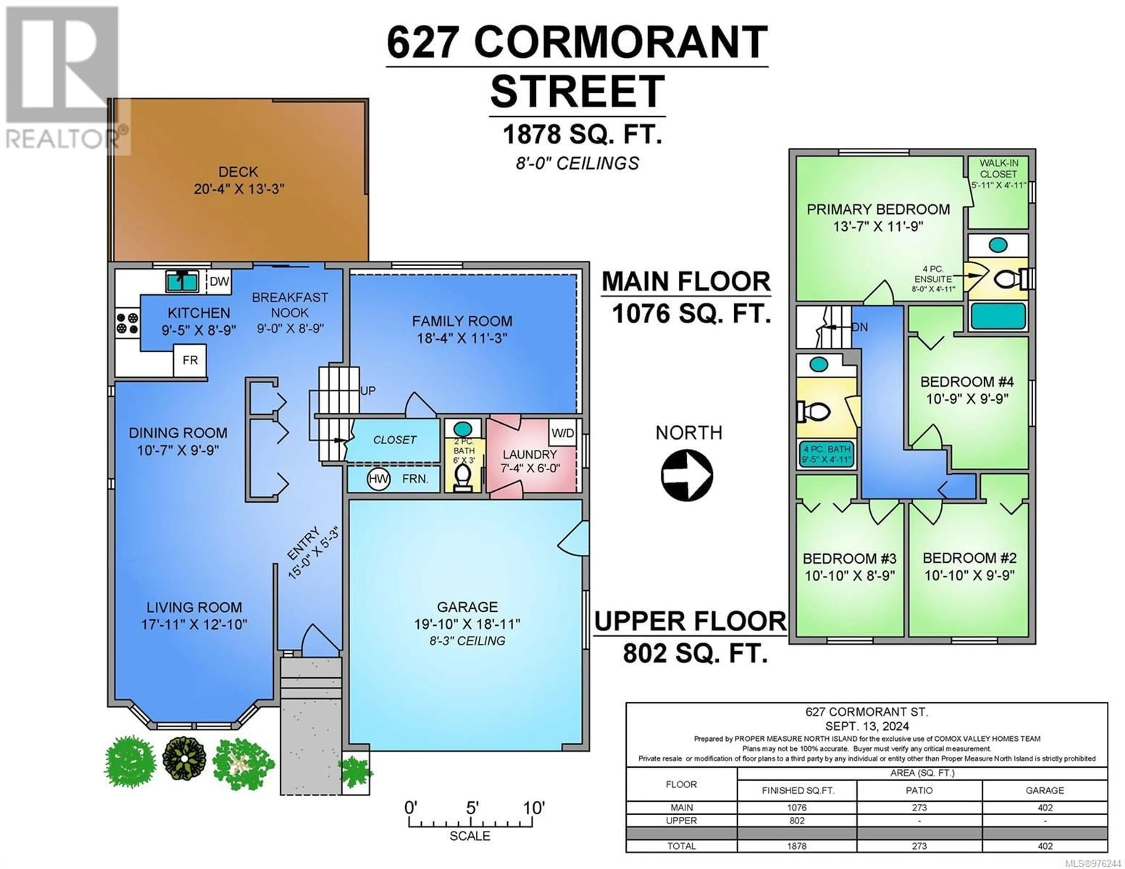 Floor plan for 627 CORMORANT St, Comox British Columbia V9M3P1