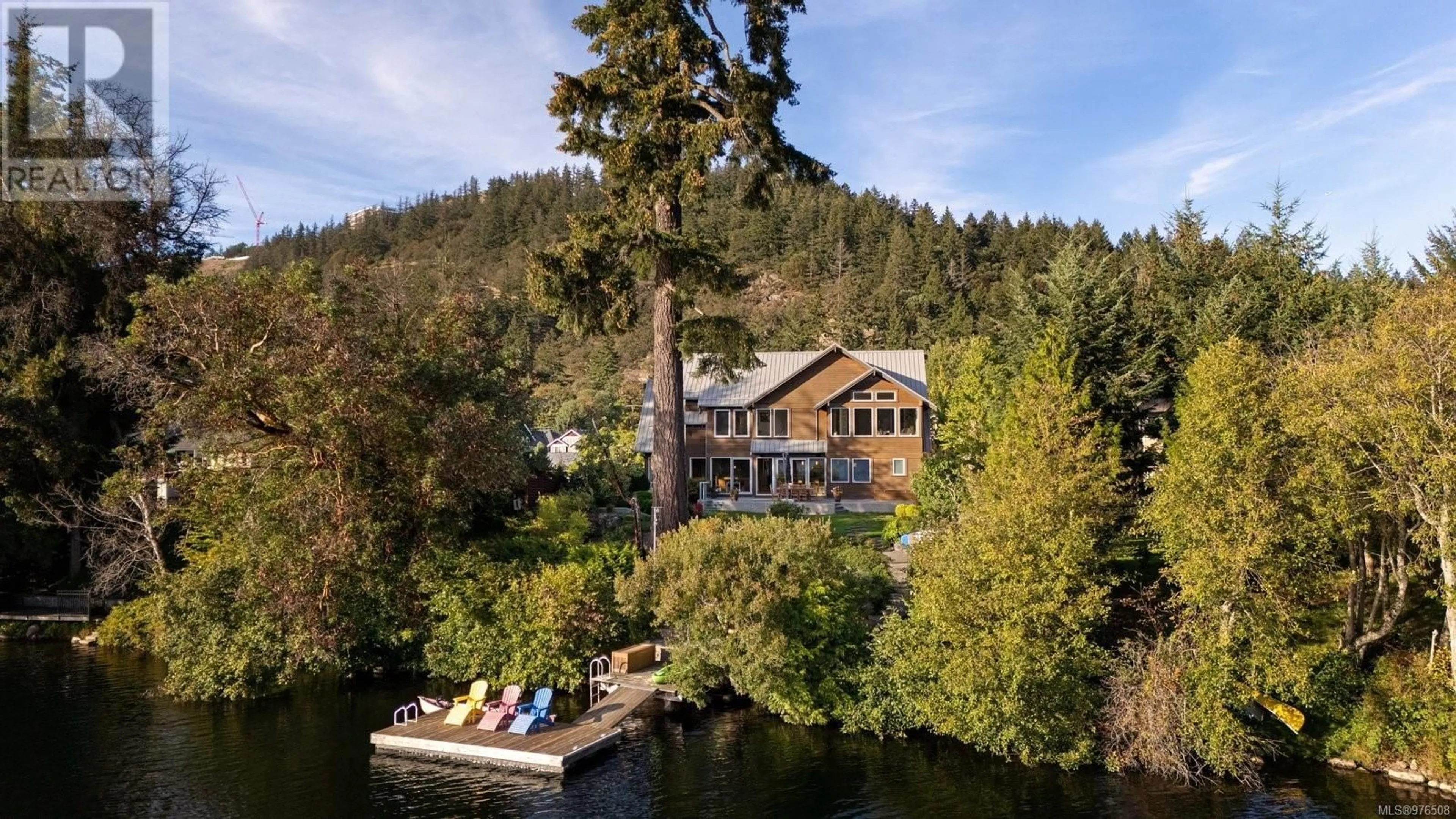 A pic from outside/outdoor area/front of a property/back of a property/a pic from drone, water/lake/river/ocean view for 2797 Guyton Way, Langford British Columbia V9B5T5