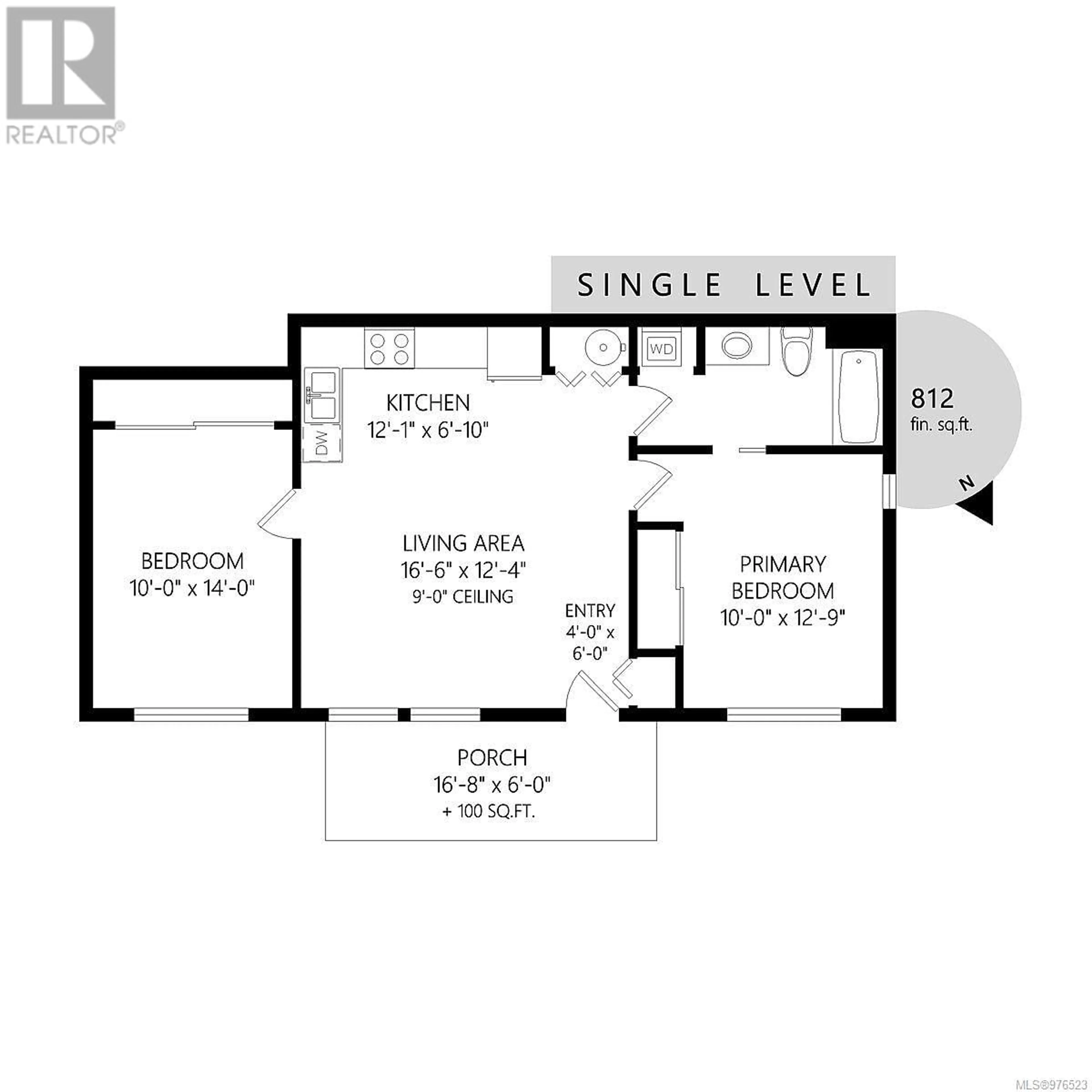 Floor plan for 106 4050 Douglas St, Saanich British Columbia V8X0A5