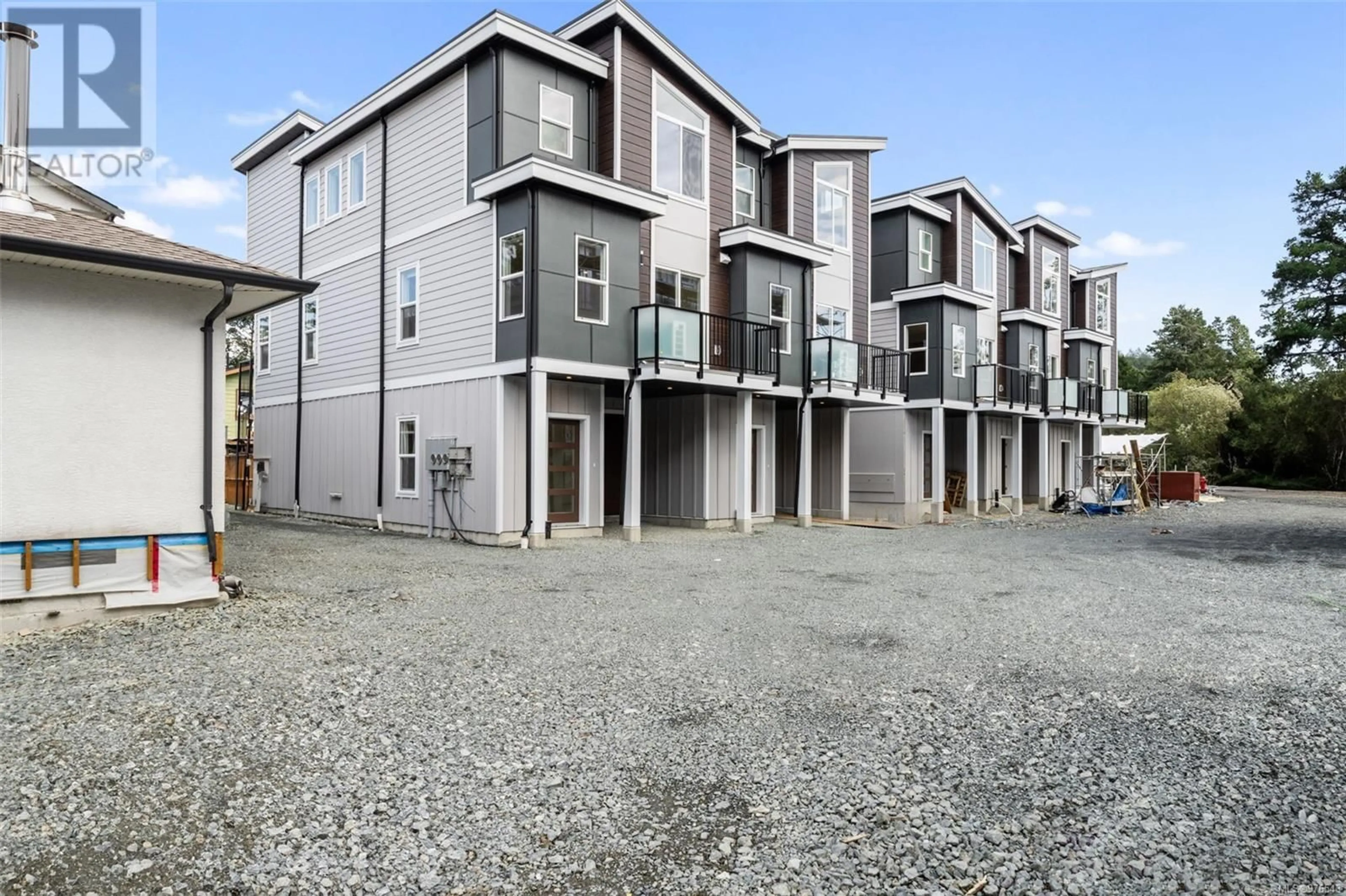 A pic from exterior of the house or condo, the street view for 1204 Arcadiawood Crt, Langford British Columbia V9C2Z8