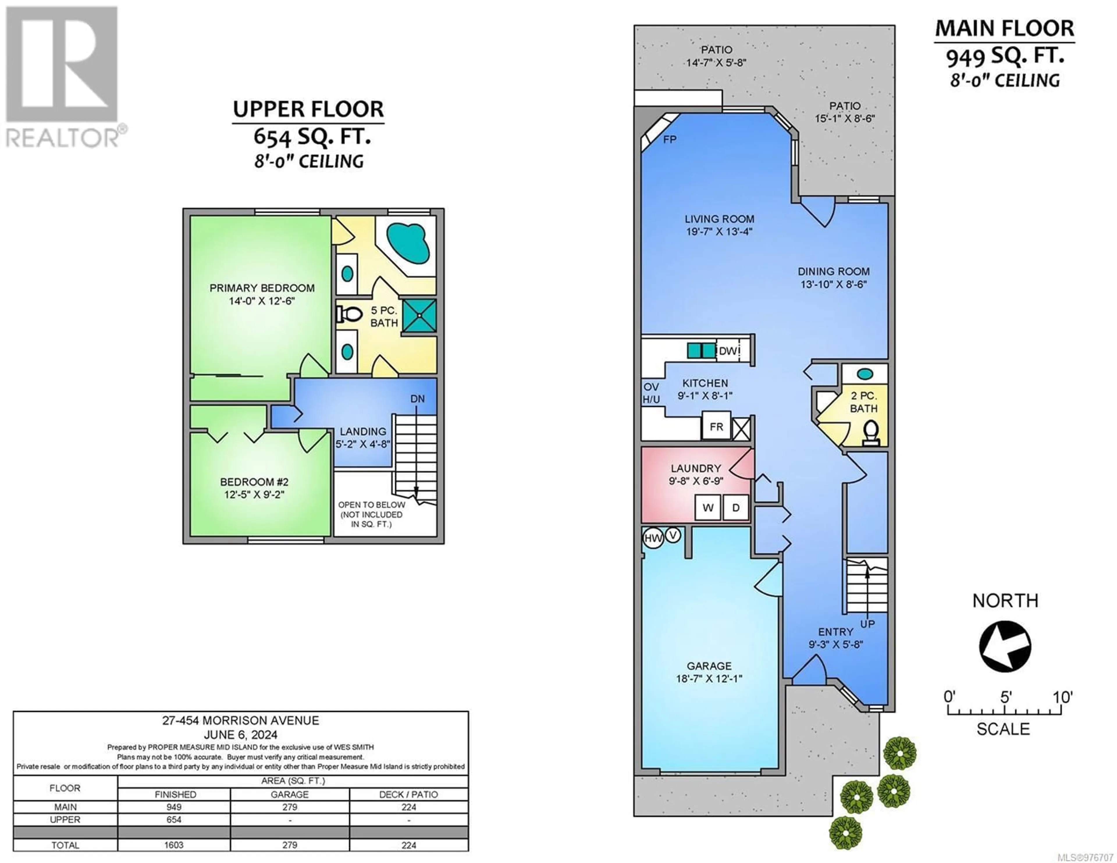 Floor plan for 27 454 Morison Ave, Parksville British Columbia V9P2M6