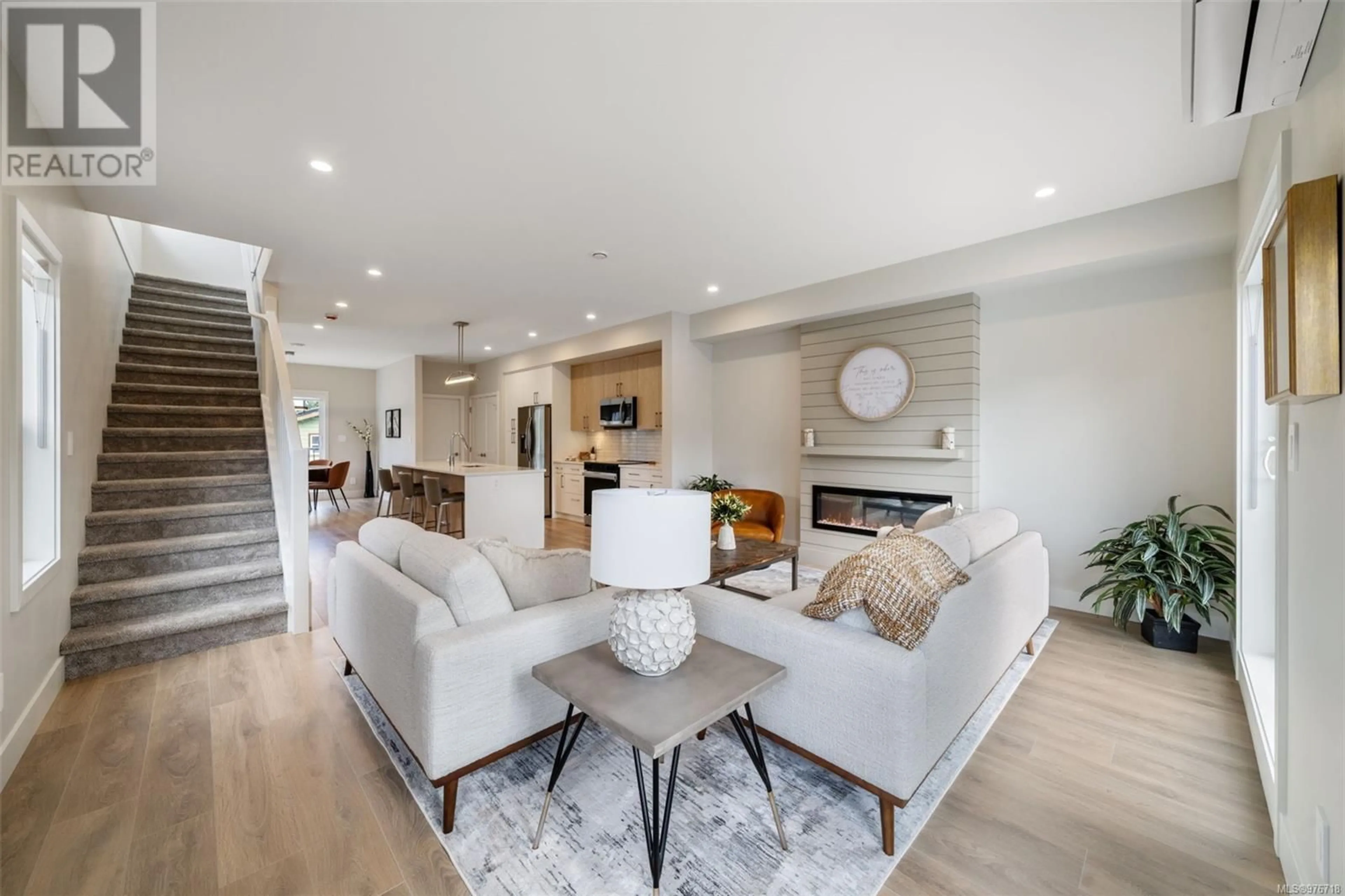 Living room, wood floors for 1203 Arcadiawood Crt, Langford British Columbia V9C2Z8