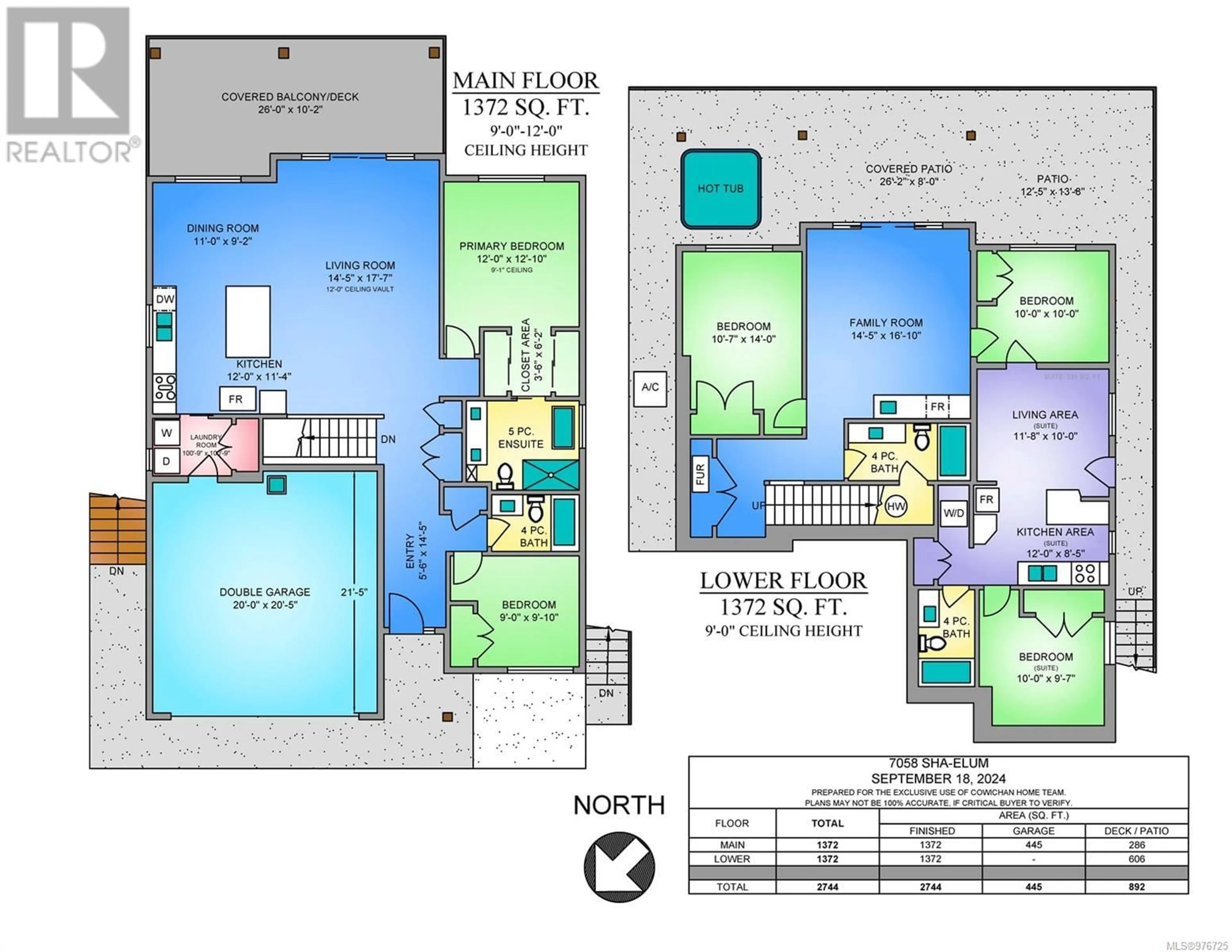 Floor plan for 7058 SHA-ELUM DRIVE, Lake Cowichan British Columbia V0R2G0