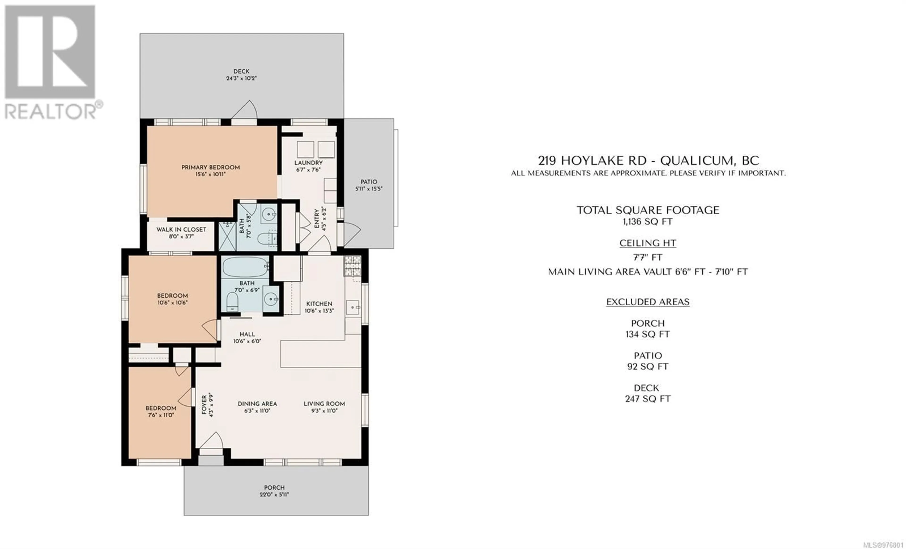 Floor plan for 219 Hoylake Rd E, Qualicum Beach British Columbia V9K1L5