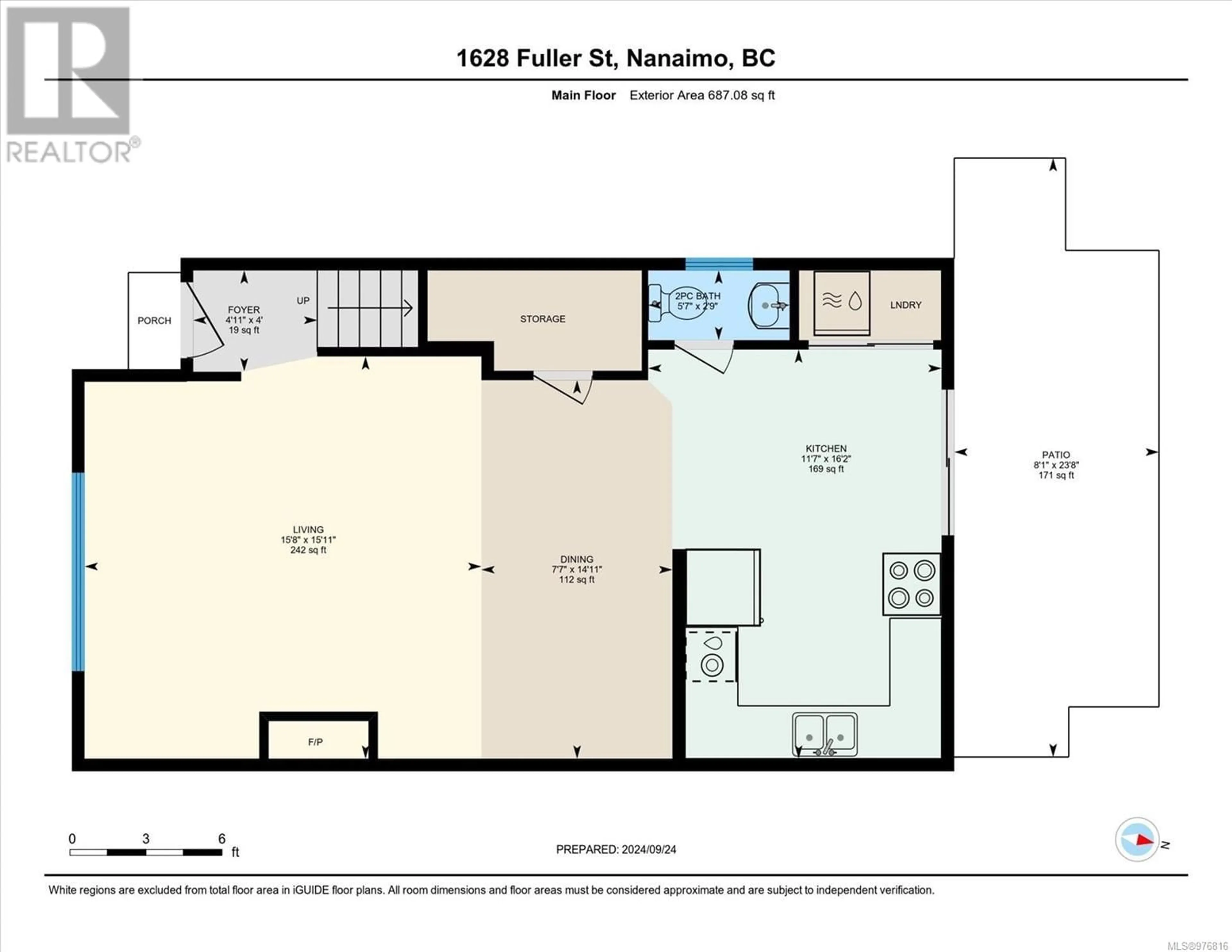 Floor plan for 1628 Fuller St, Nanaimo British Columbia V9S1B1