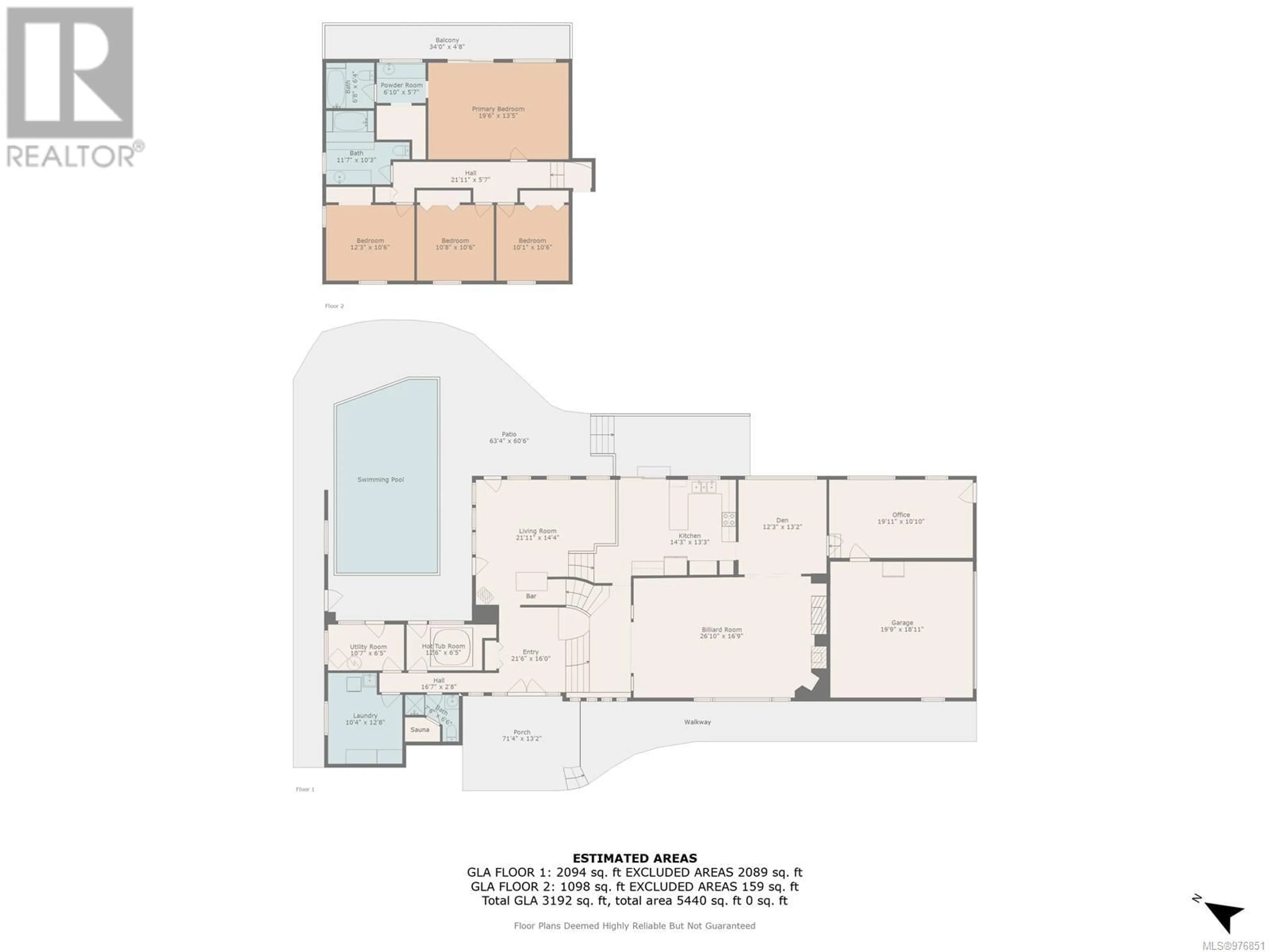 Floor plan for 3603 Oakridge Dr, Nanaimo British Columbia V9T1M3