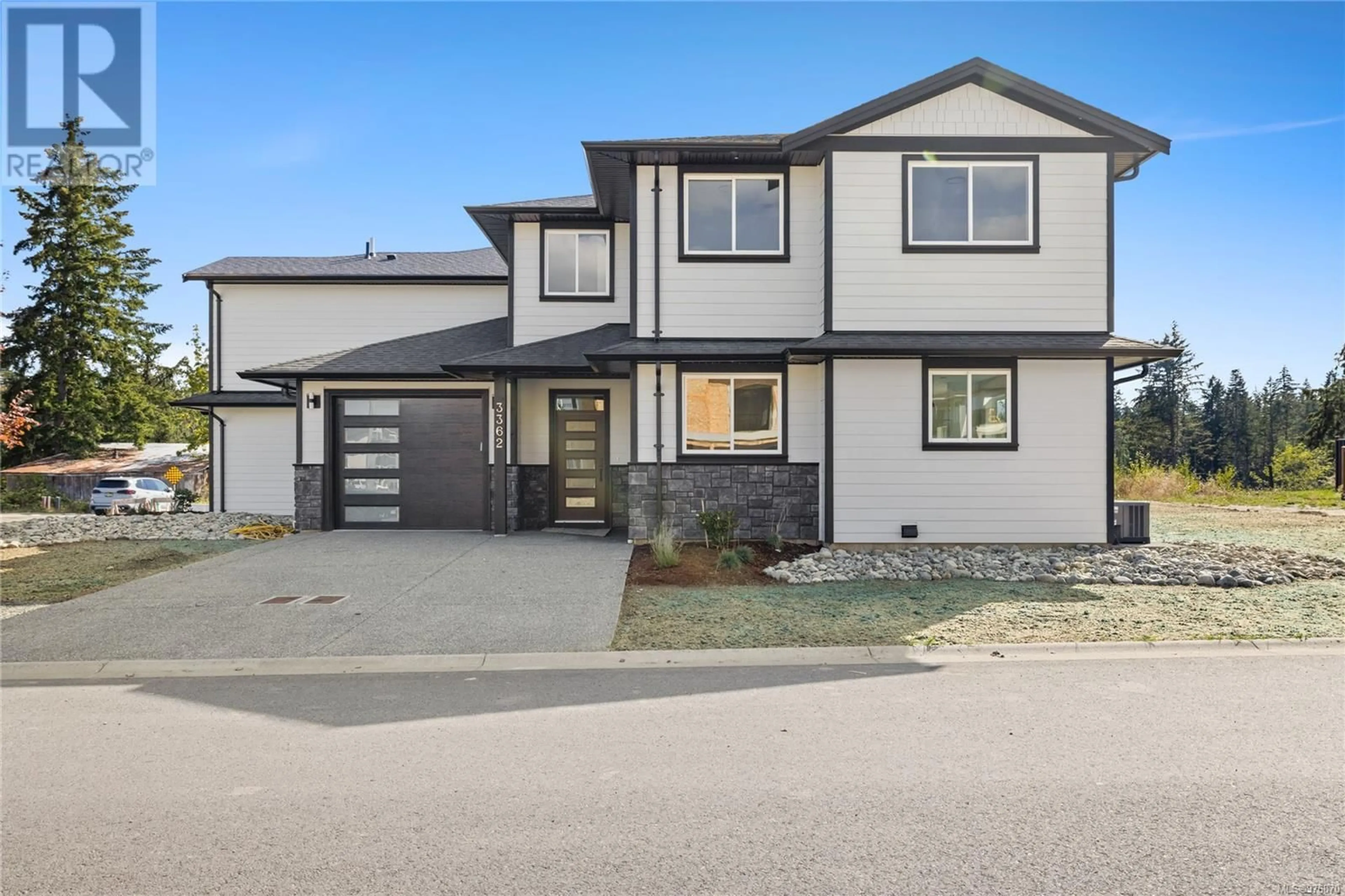 Frontside or backside of a home, the street view for 3362 Esker Lane, Duncan British Columbia V9L4G5