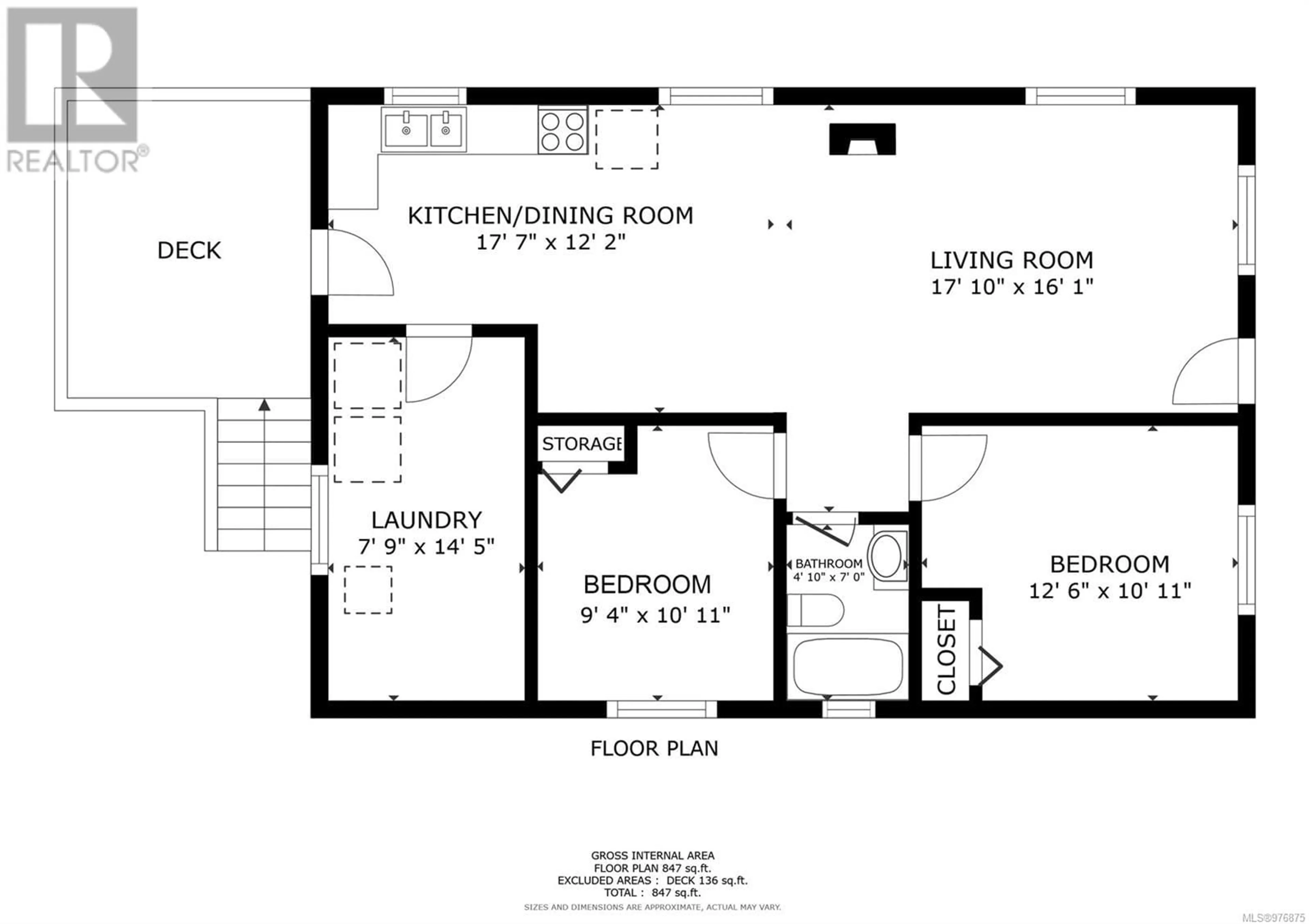 Floor plan for 731 Trunk Rd, Duncan British Columbia V9L2R5