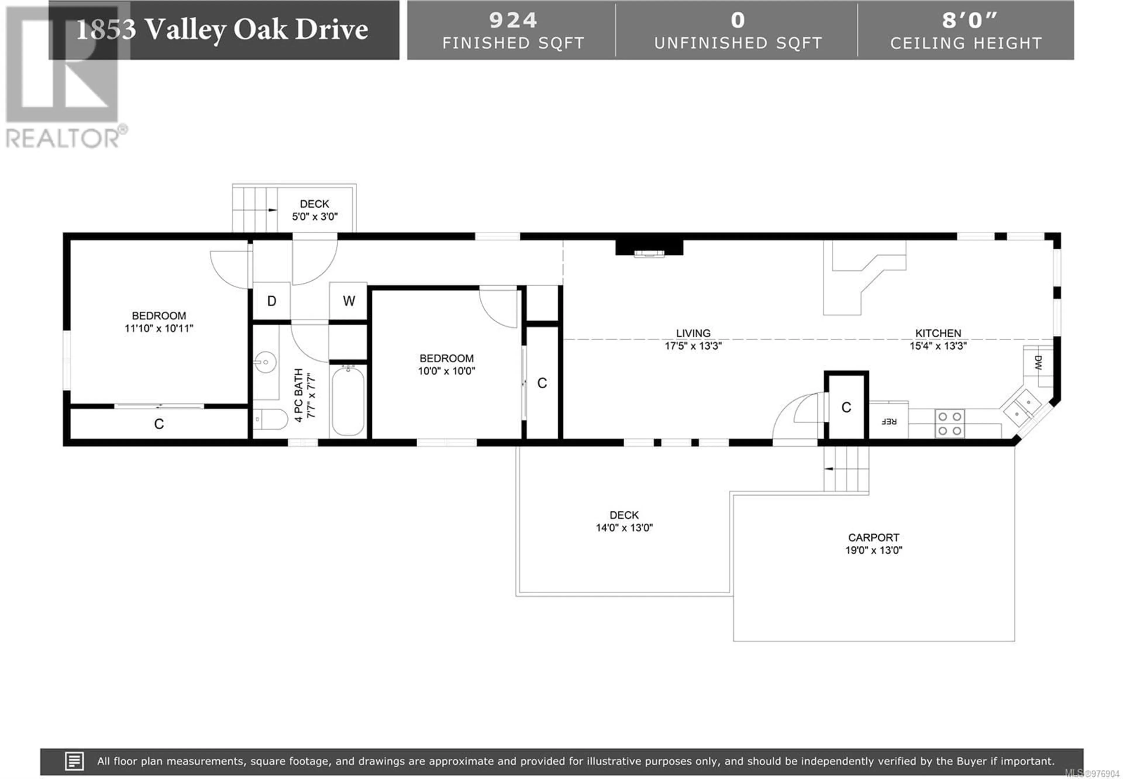 Floor plan for 1853 Valley Oak Dr, Nanaimo British Columbia V9R6N1