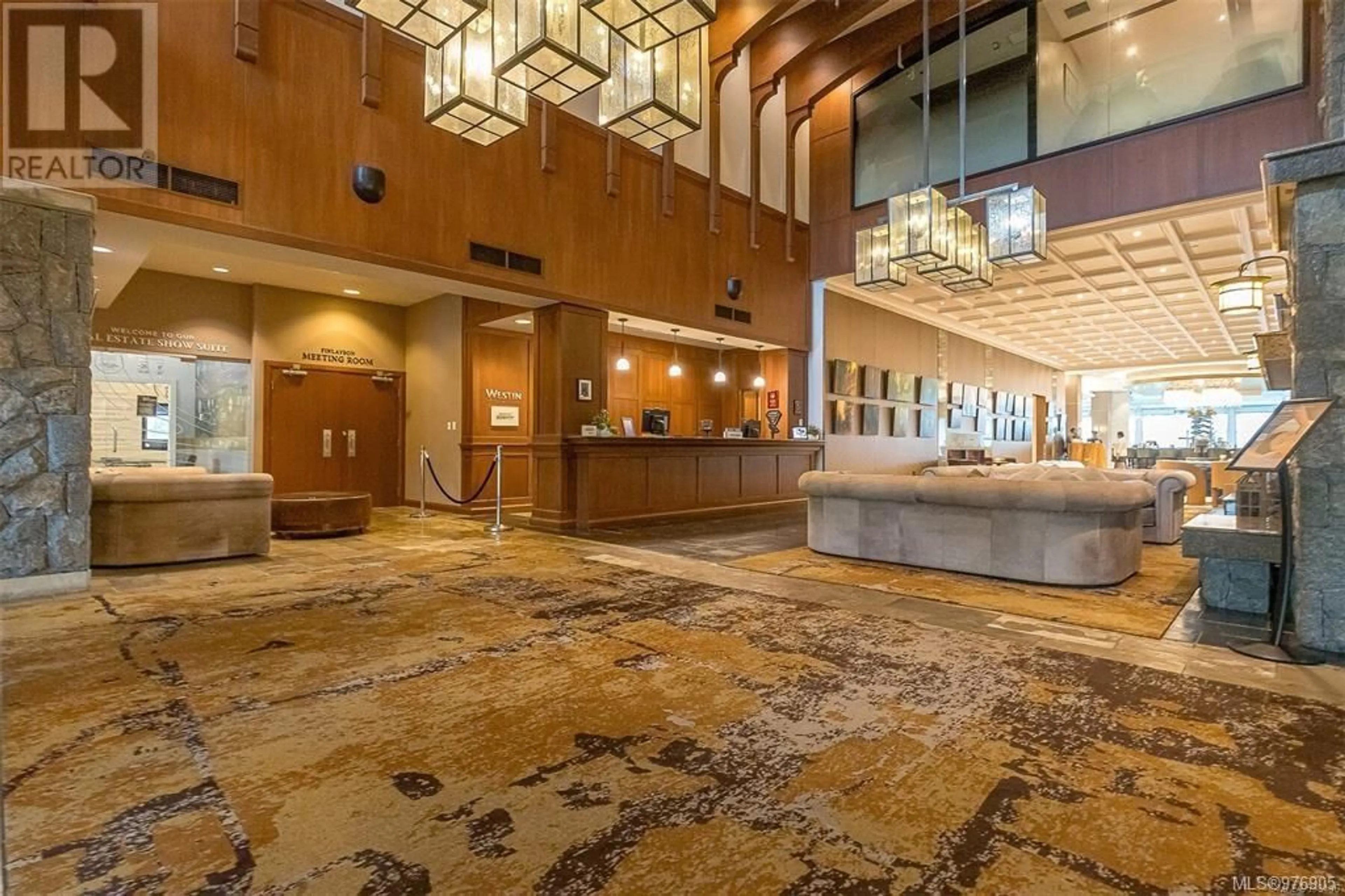 Indoor lobby, carpet floors for 343C 1999 Country Club Way, Langford British Columbia V9B6R3