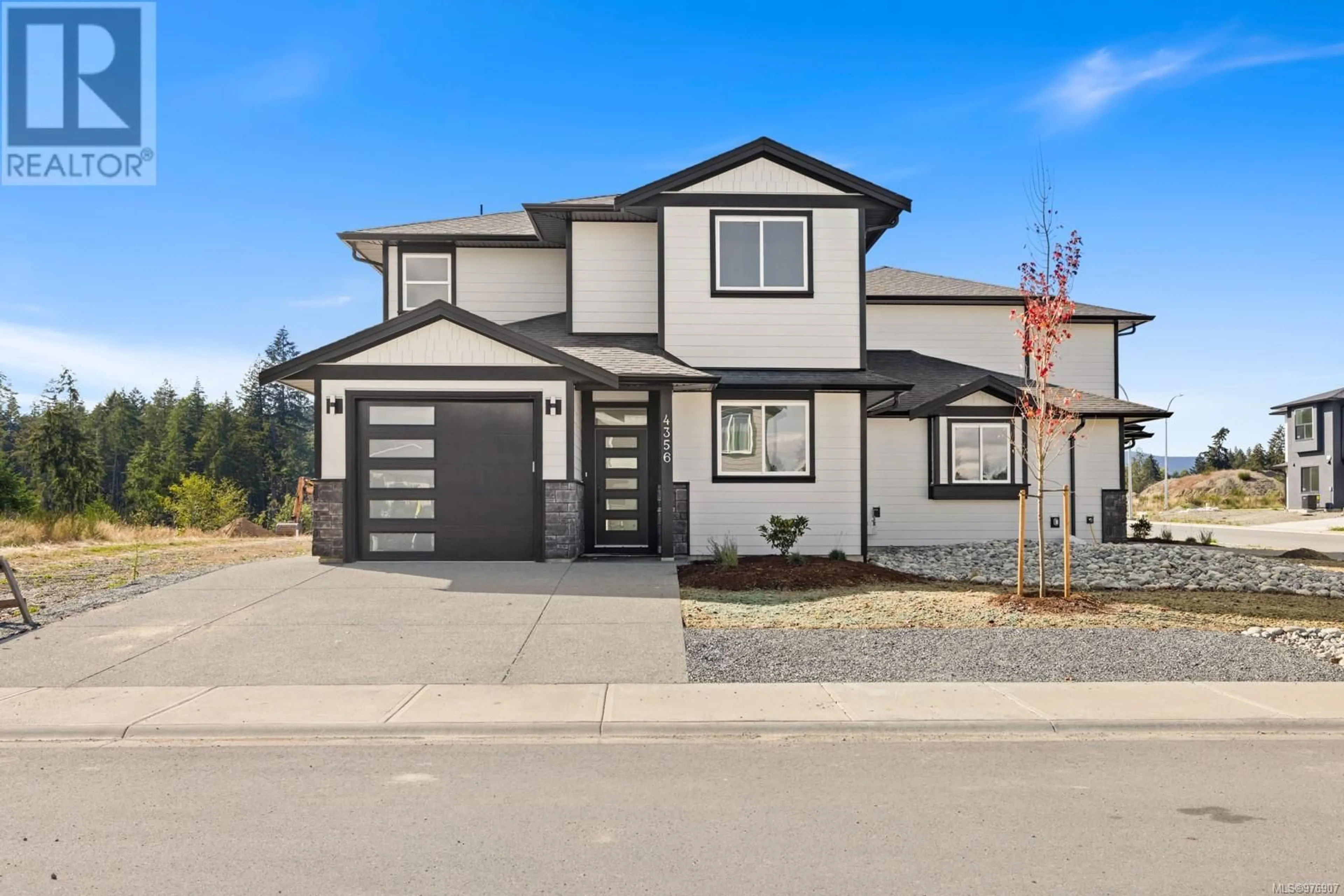 Home with vinyl exterior material, street for 4356 BAINS MILL ROAD, Duncan British Columbia V9L4G5