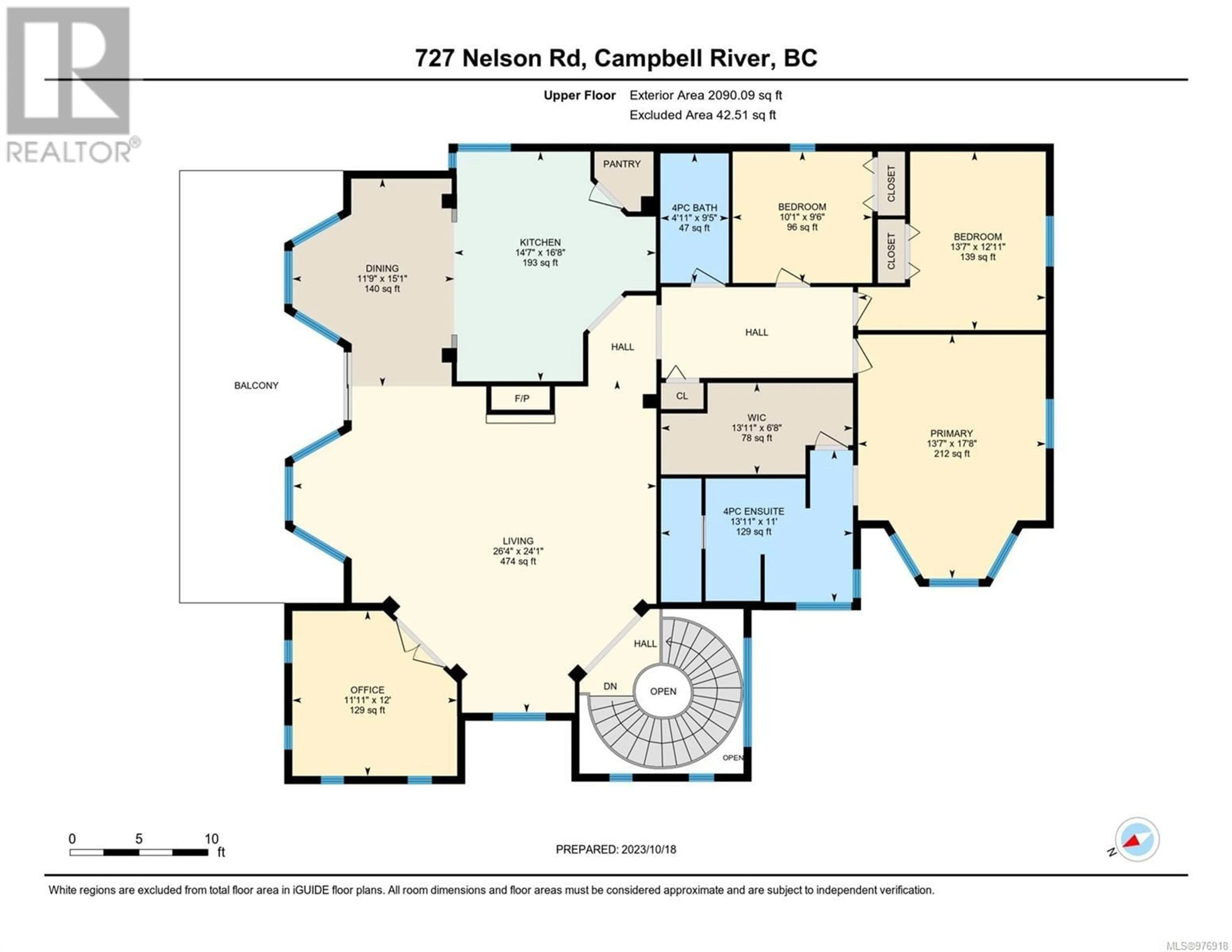 Floor plan for 727 NELSON ROAD, Campbell River British Columbia V9H1S1