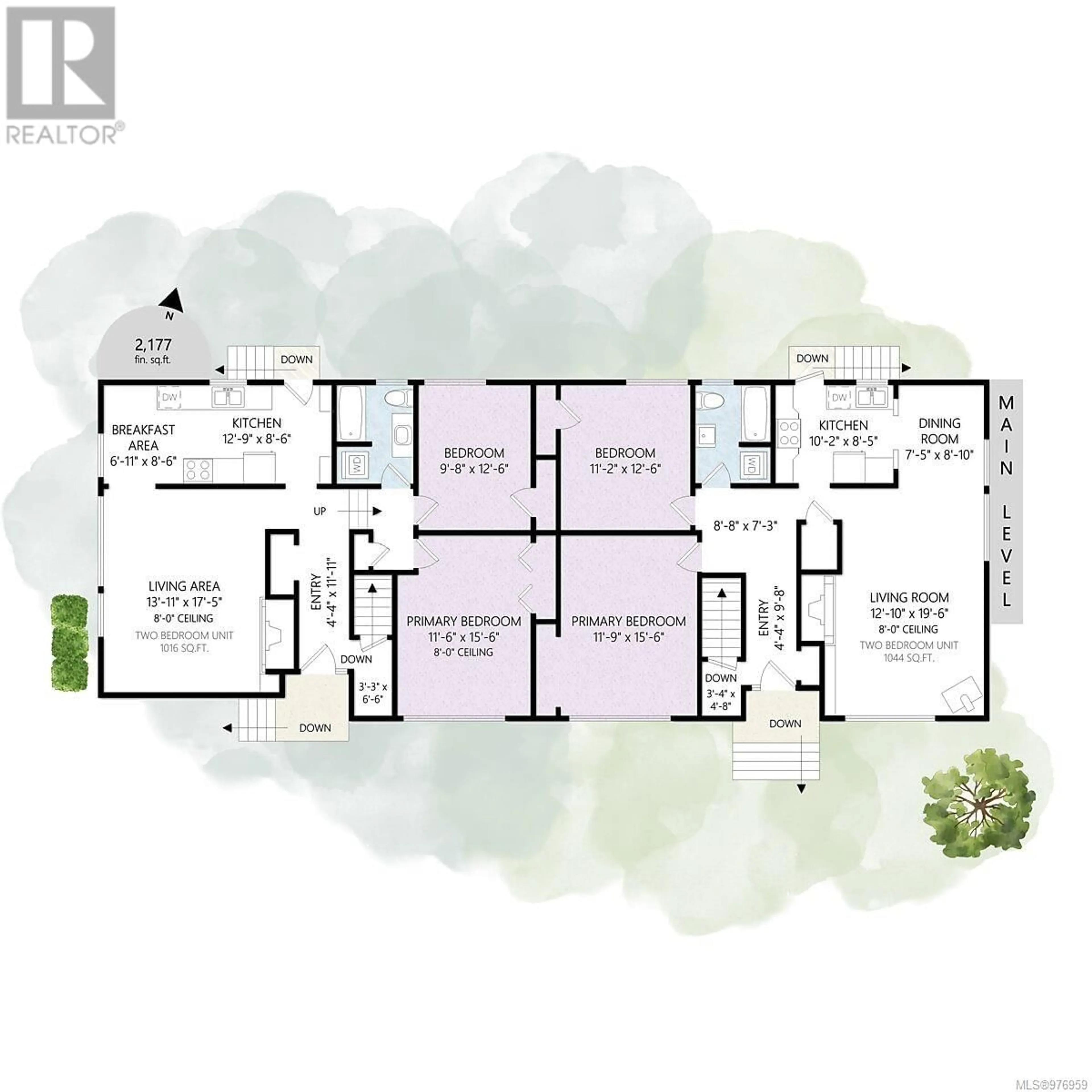 Floor plan for 977/989 Foul Bay Rd, Oak Bay British Columbia V8S4H9