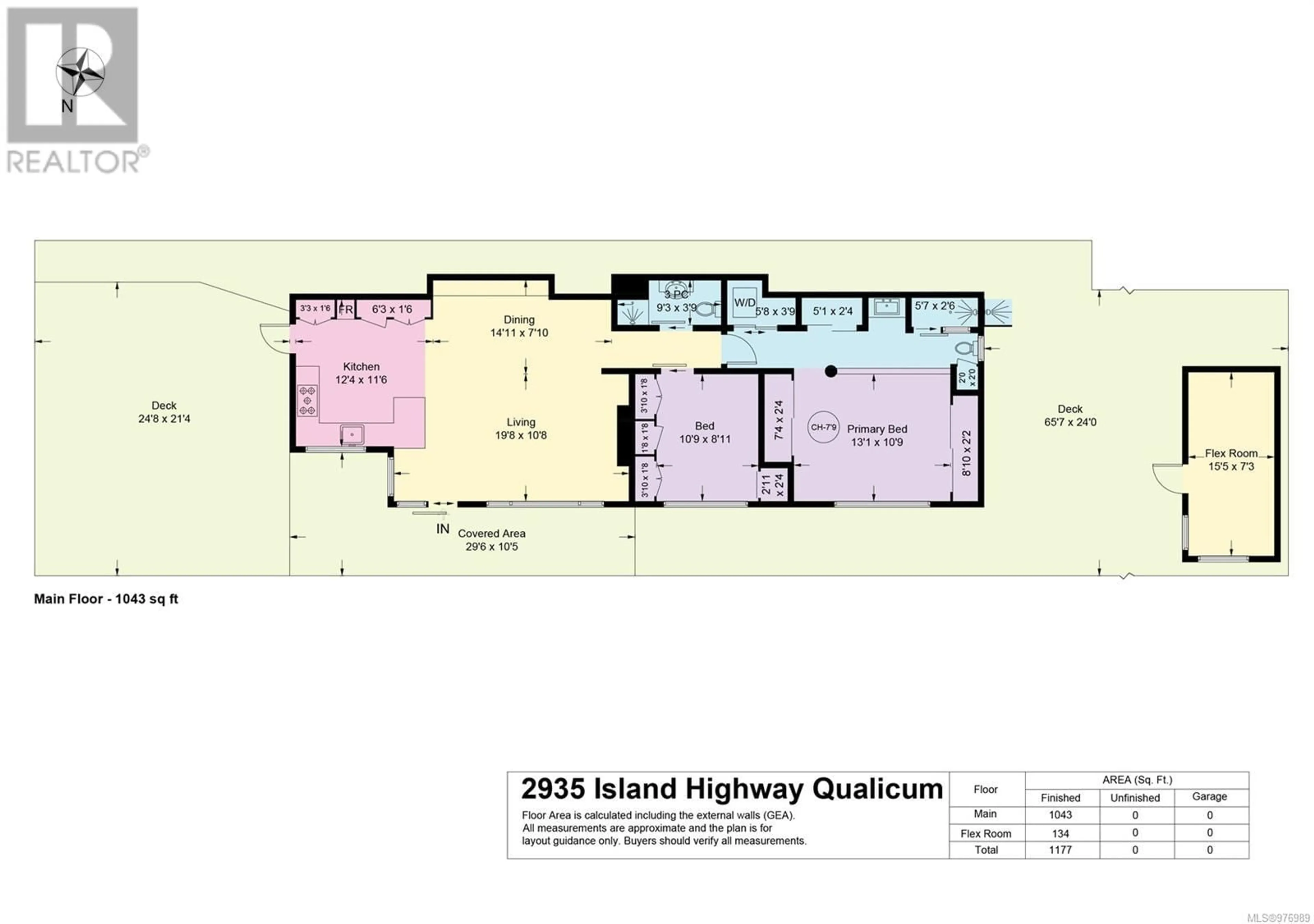 Floor plan for 2935 Island Hwy W, Qualicum Beach British Columbia V9K2H2