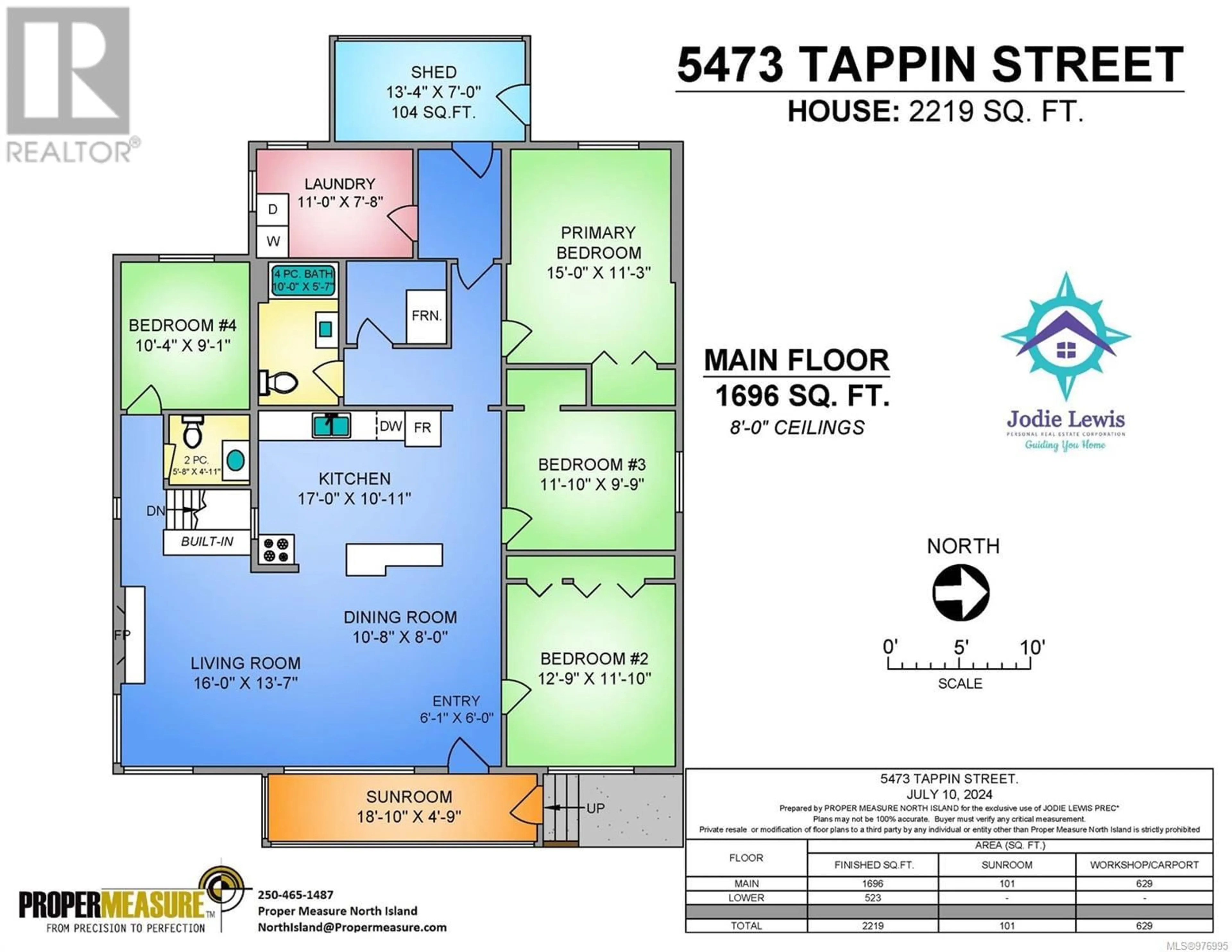 Floor plan for 5473 Tappin St, Union Bay British Columbia V0R3B0