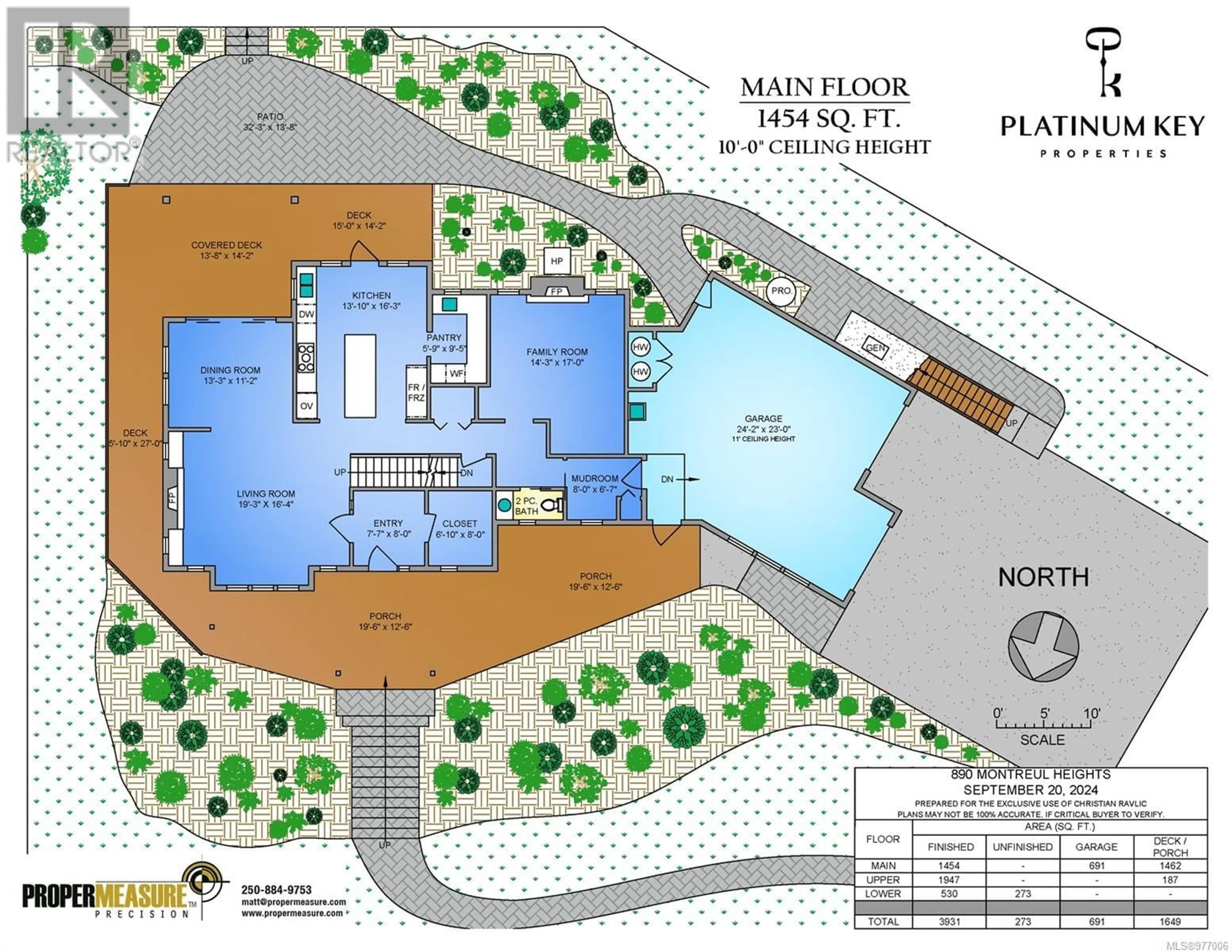 Floor plan for 890 Montreul Hts, Metchosin British Columbia V9C4G9