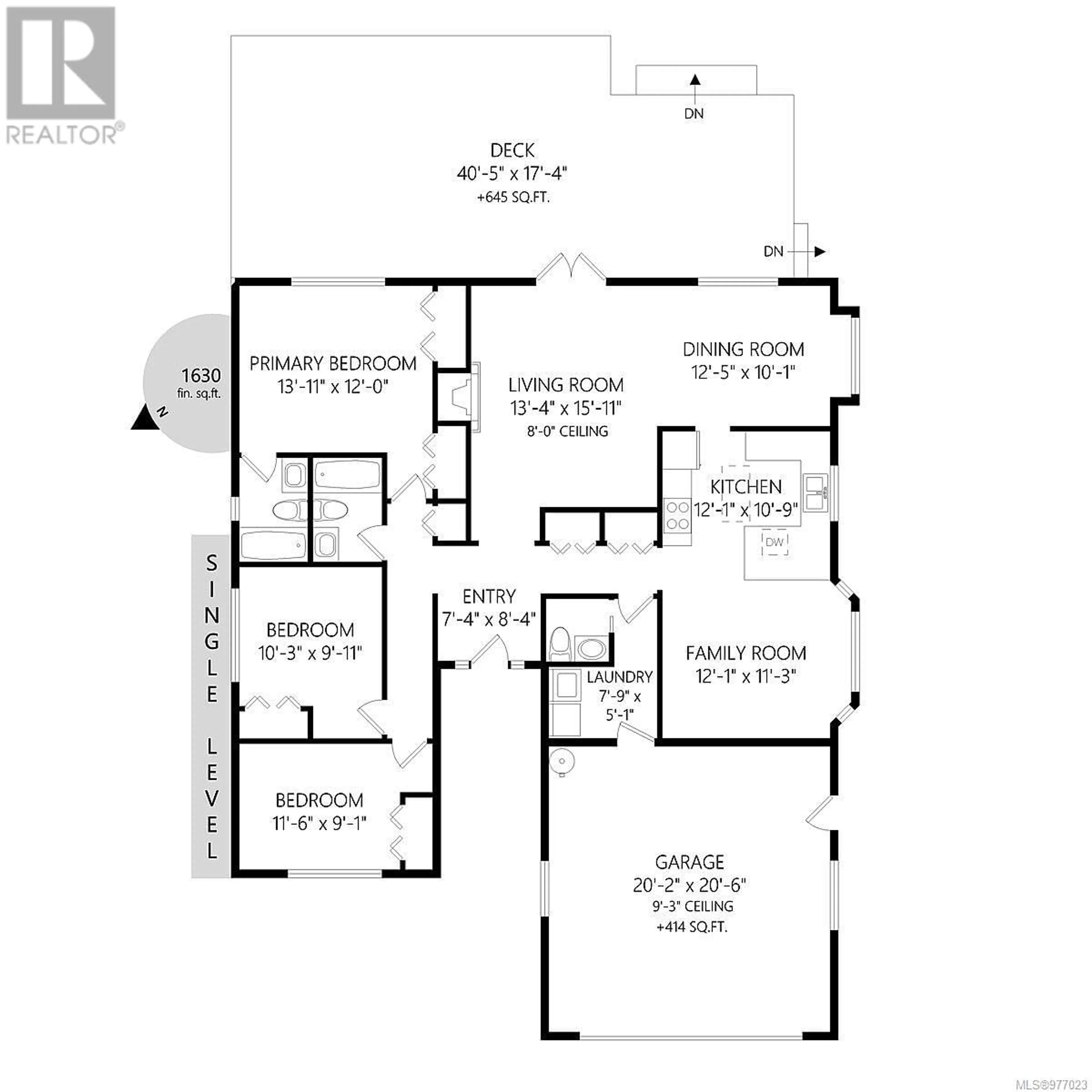 Floor plan for 740 Wain Rd, North Saanich British Columbia V8L5N8