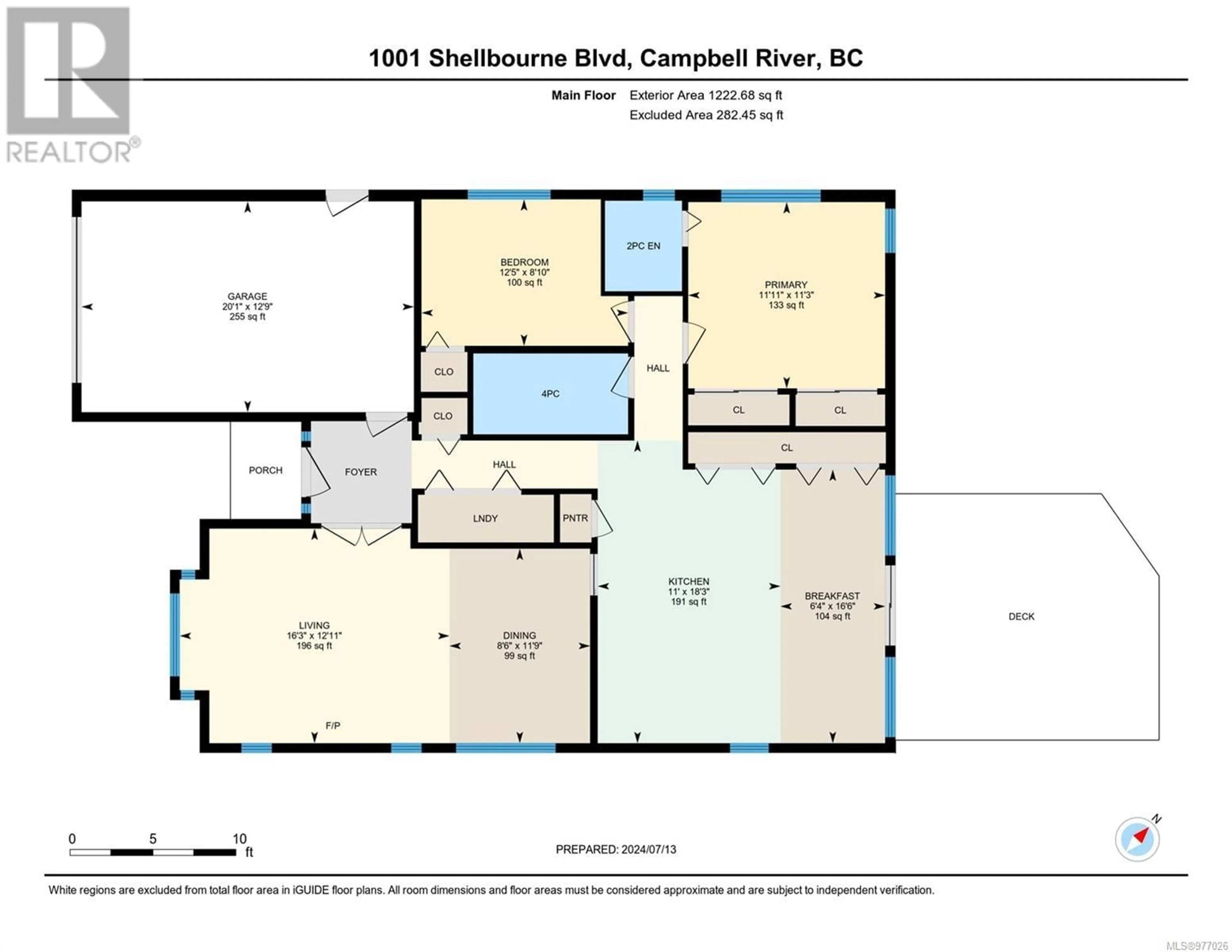 Floor plan for 1001 Shellbourne Blvd, Campbell River British Columbia V9W6S2