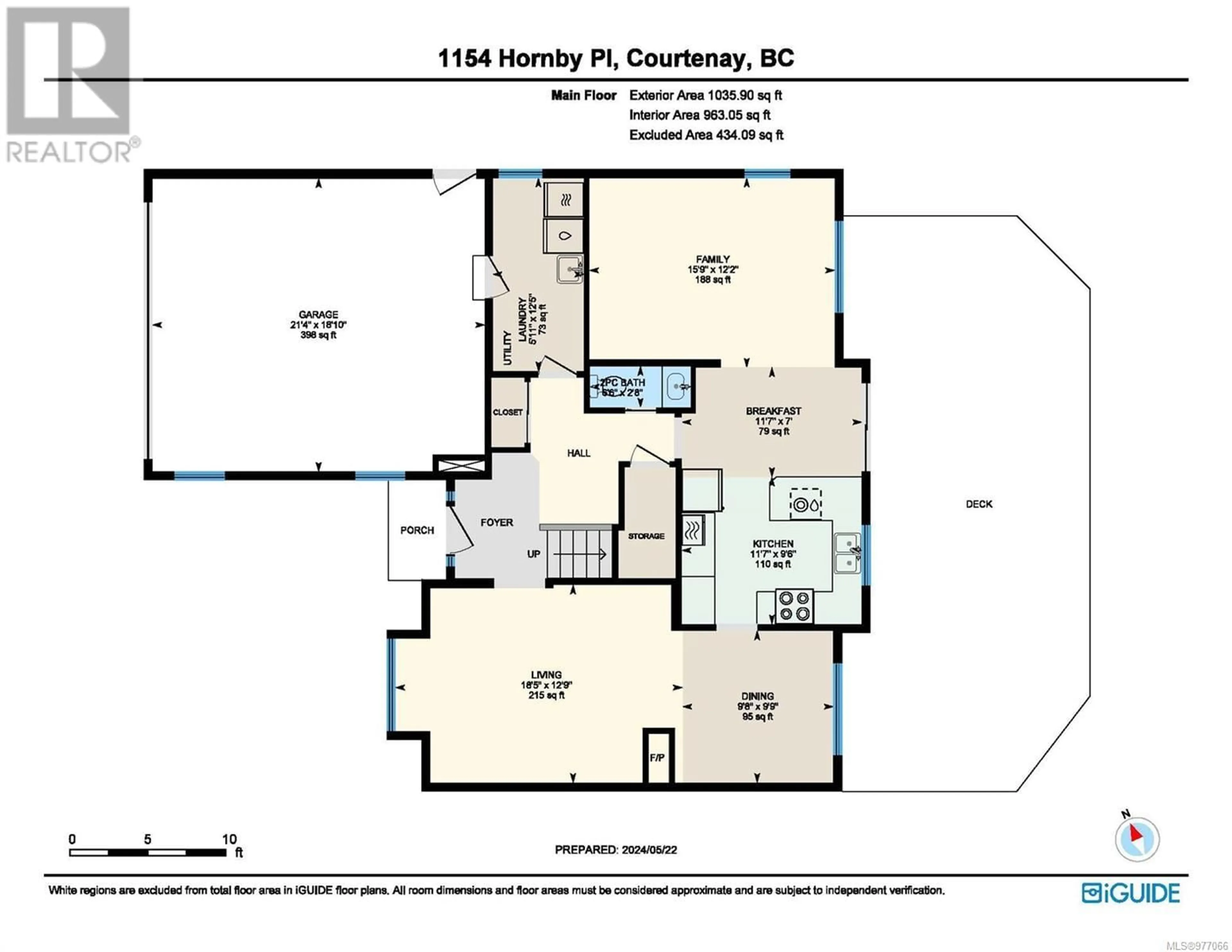 Floor plan for 1154 Hornby Pl, Courtenay British Columbia V9N8X4