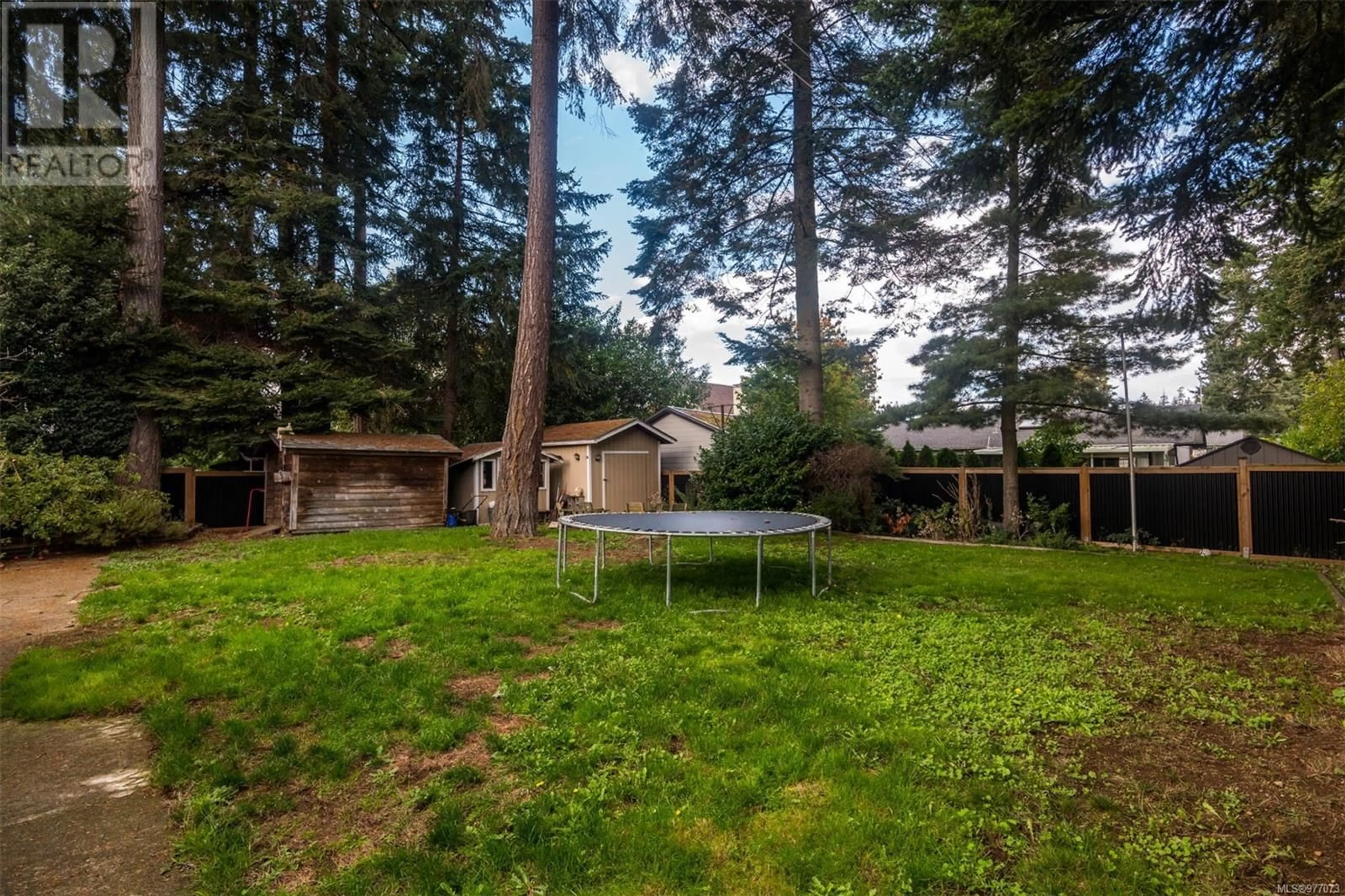 Patio, the fenced backyard for 464 Owens Rd, Colwood British Columbia V9C2B9