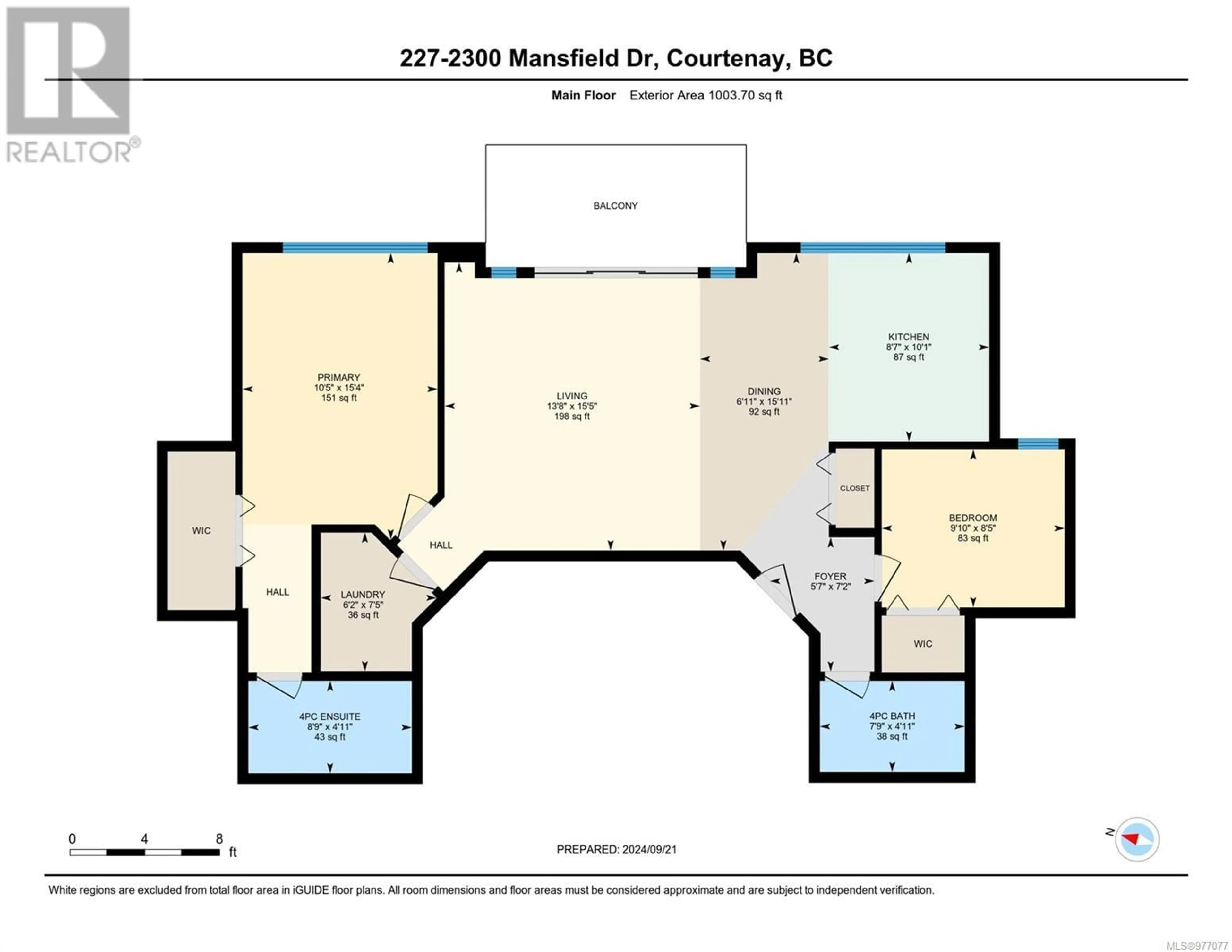 Floor plan for 227 2300 Mansfield Dr, Courtenay British Columbia V9N3S3